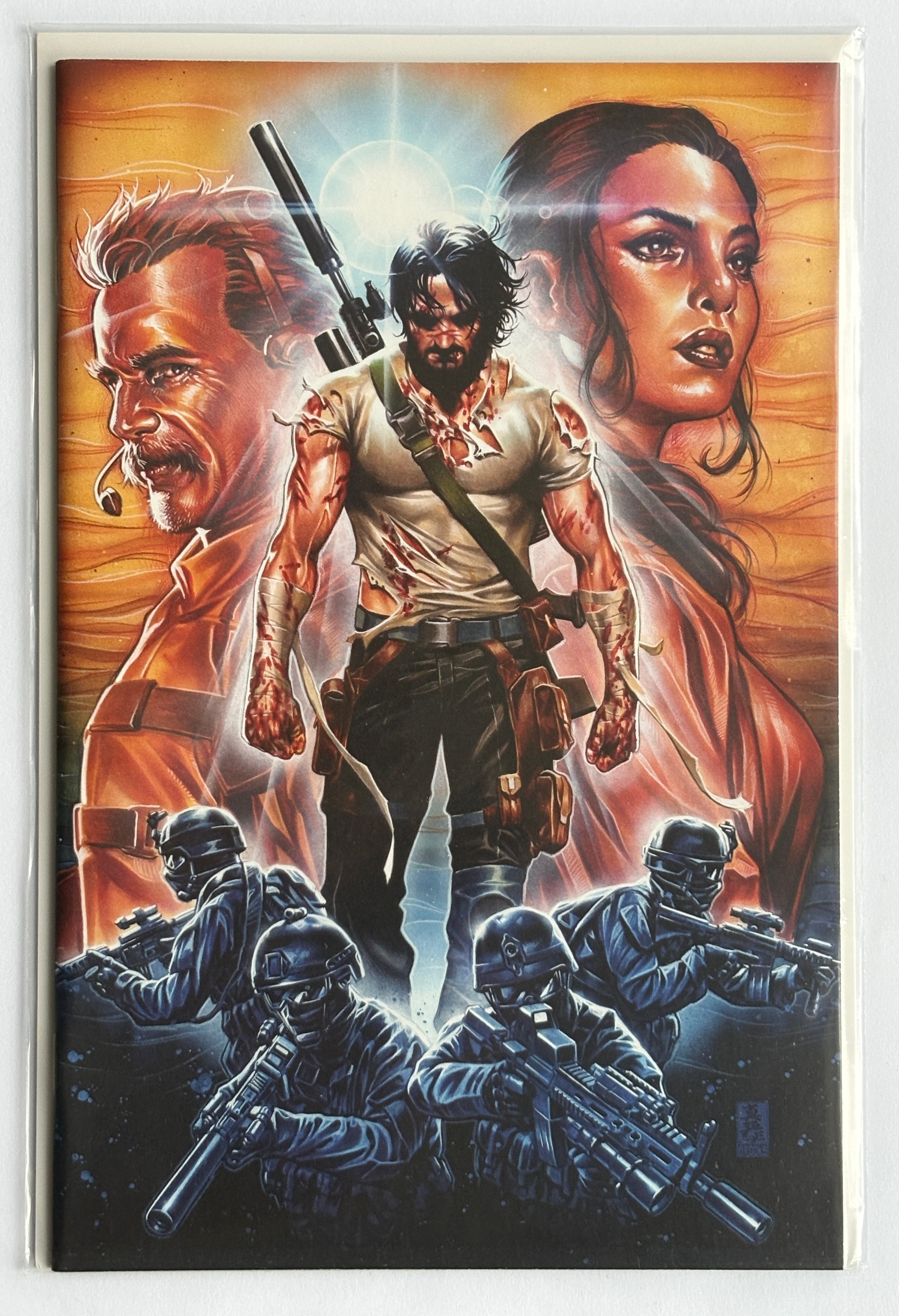 BRZRKR #1 - 1st Print Virgin Variant - Boom! Studios May February 2021 VF+ 8.5