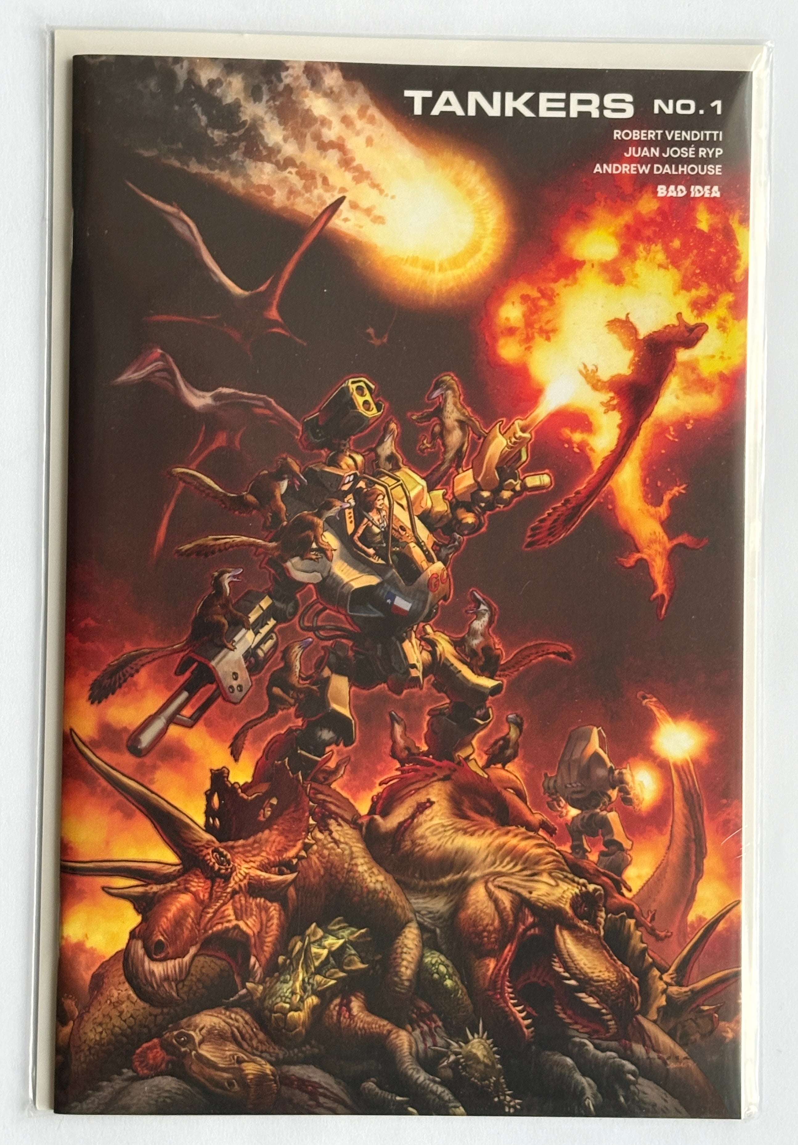 Tankers #1 - 1st Printing Bad Idea Comics May 2021 NM 9.4