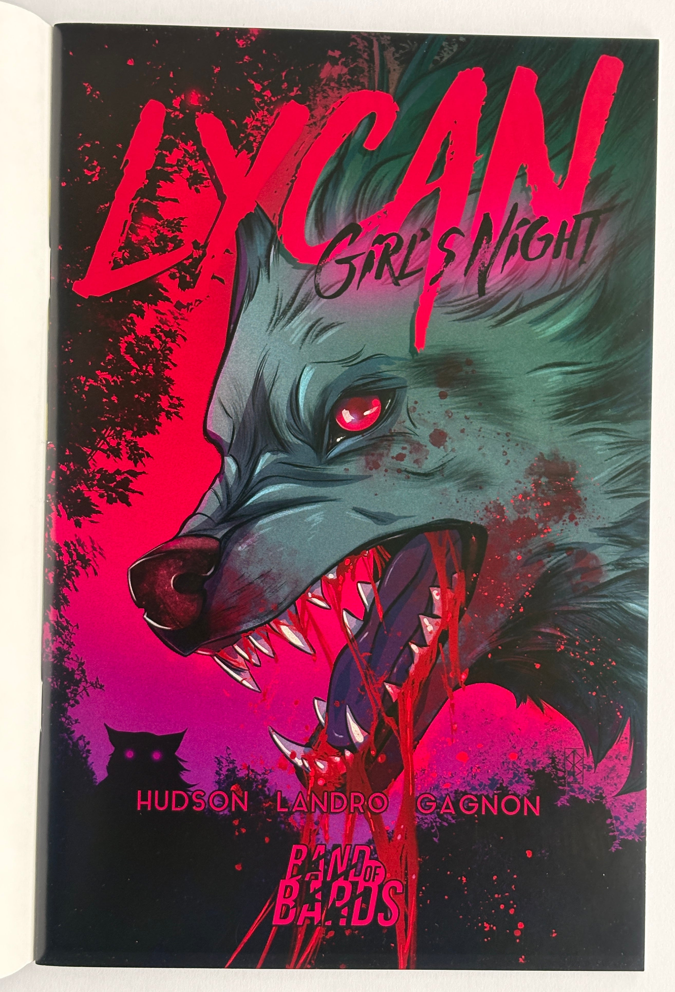 Lycan Girls Night #1 - Cover B Band of Bards 2023 NM 9.4