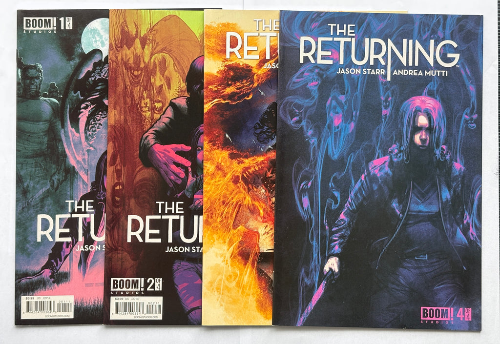 The Returning #1 to 4 Complete Set (4 Comics) Boom! - 2014 NM/VF 9.0