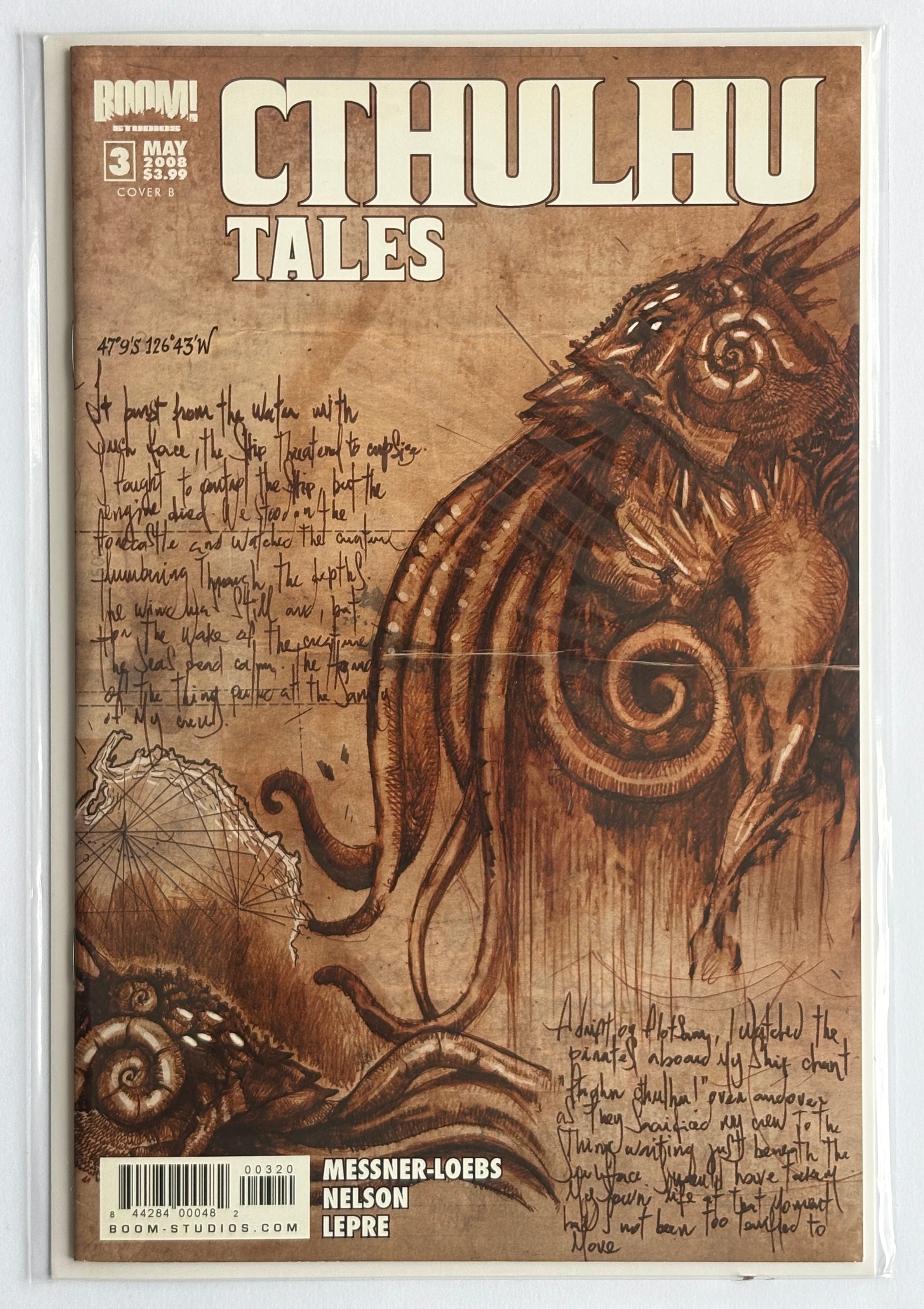 Cthulhu Tales #3 - Cover B Boom! Studios May 2008 VF/NM 9.0