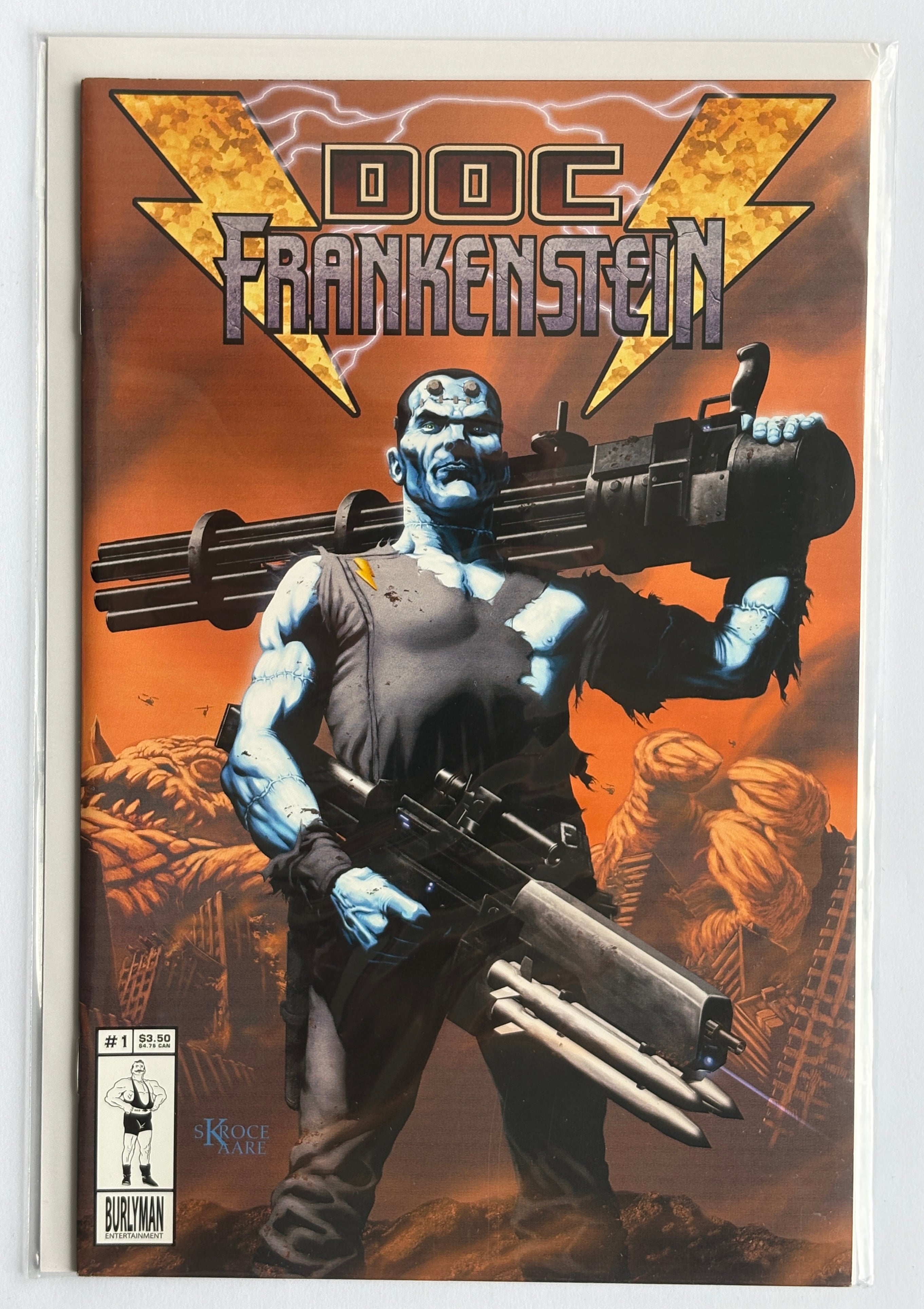 Doc Frankenstein #1 - Burlyman - November 2004 V/NM 9.0