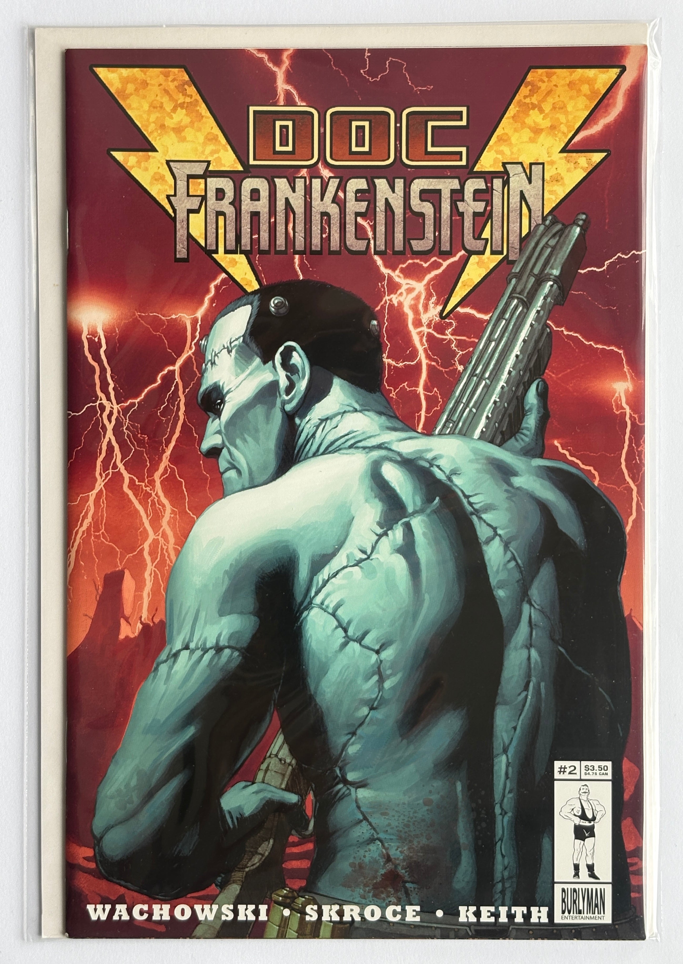 Doc Frankenstein #2 - Burlyman - January 2005 NM- 9.2