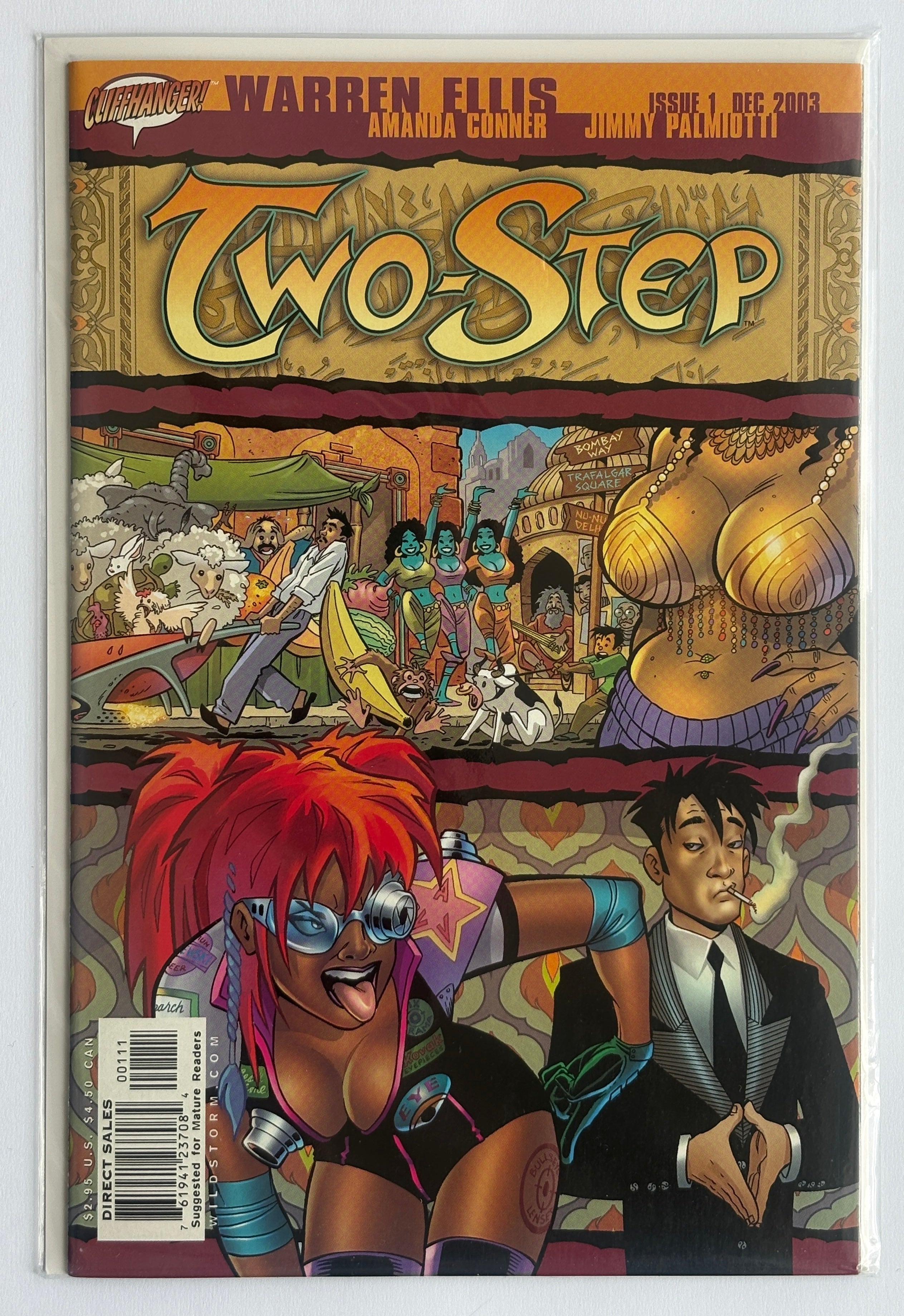Two-Step #1 - 1st Printing Warren Ellis Wildstorm December 2003 VF/NM 9.0
