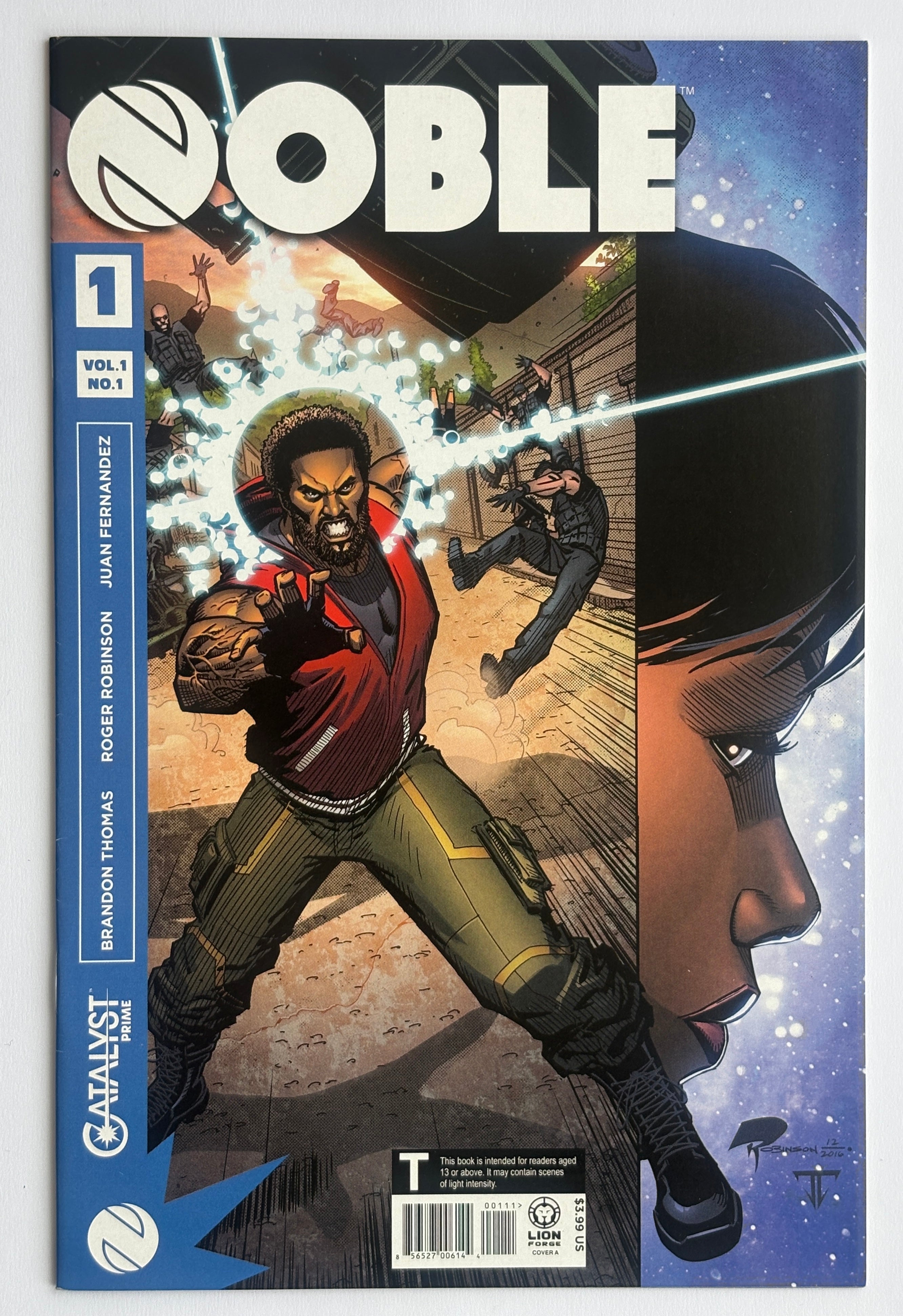 Noble #1 - 1st Printing - Lion Forge May 2017 VF+ 8.5