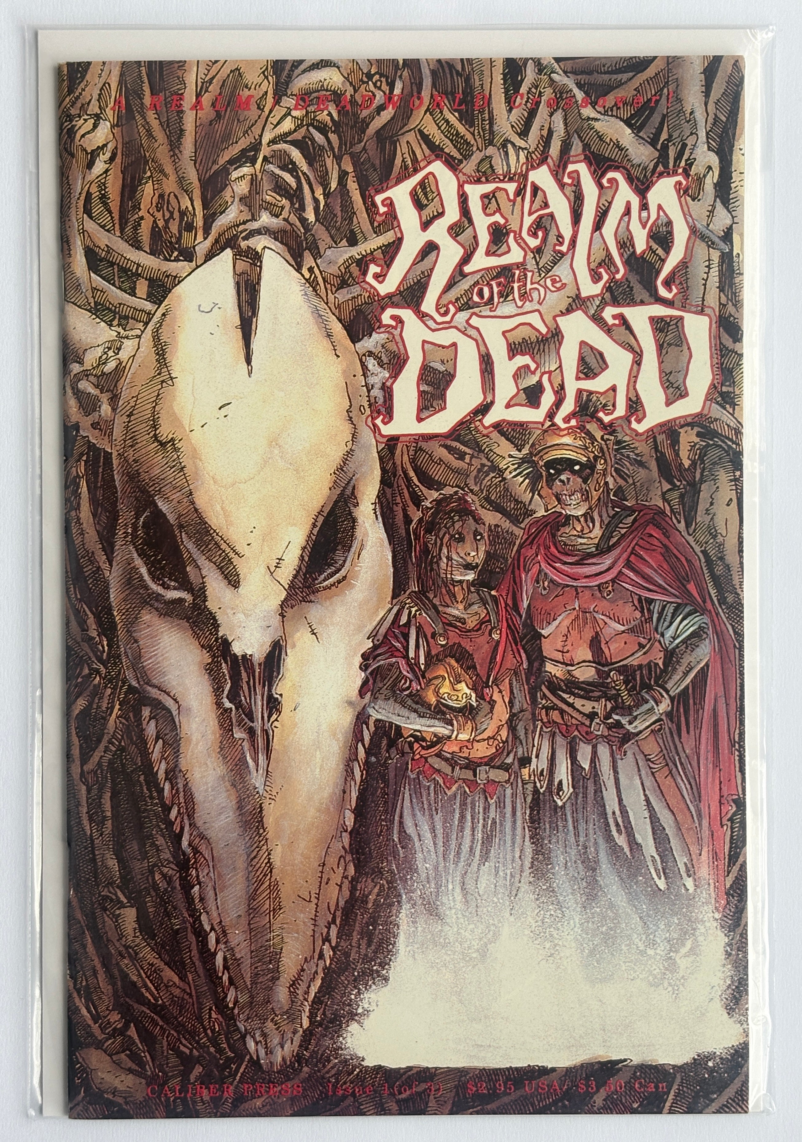 Realm of the Dead #1 (1 of 3) A Realm Deadworld Crossover - Caliber 1993 VF 8.0