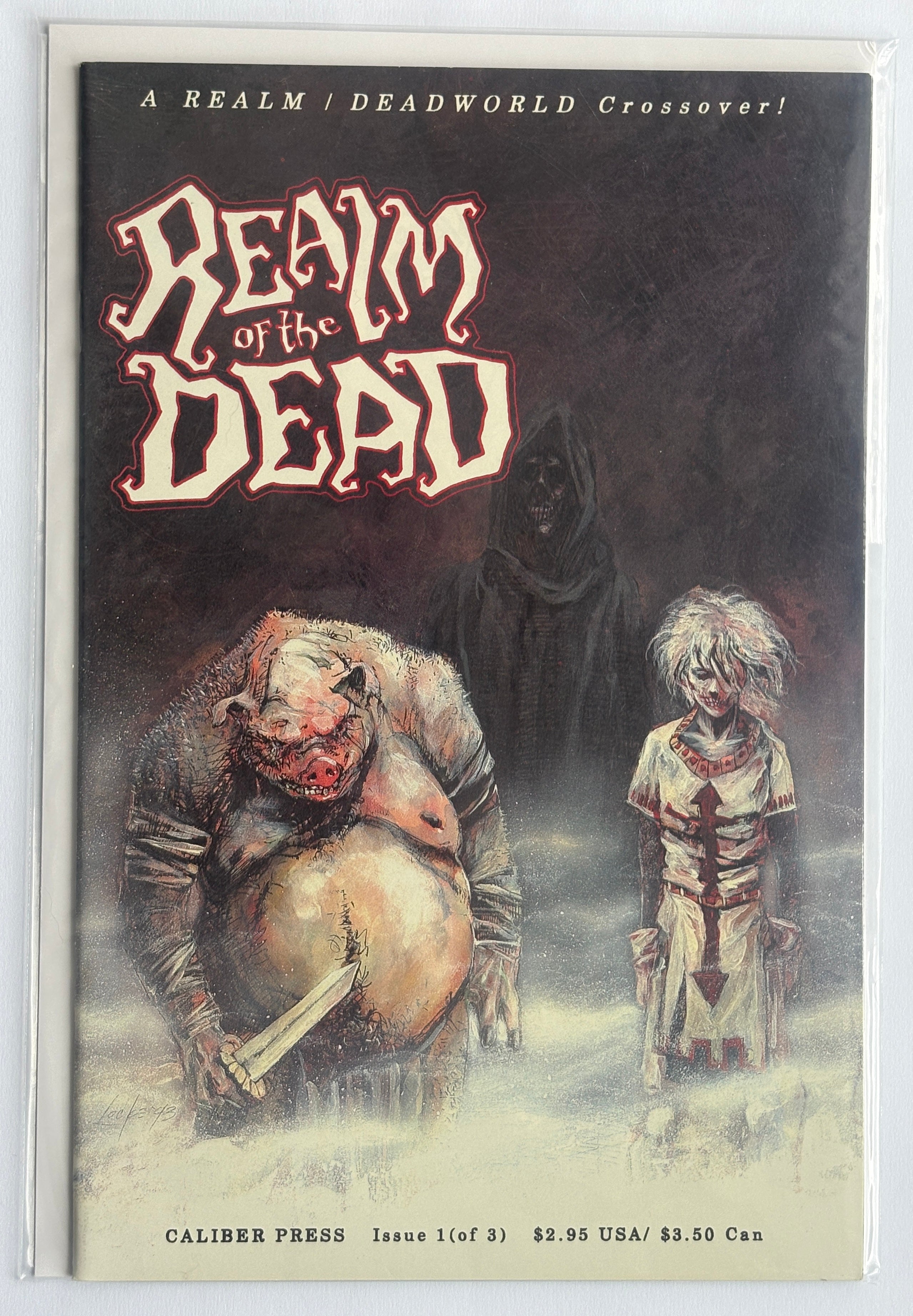 Realm of the Dead #1 (1 of 3) A Realm Deadworld Crossover - Caliber 1993 VF 8.0