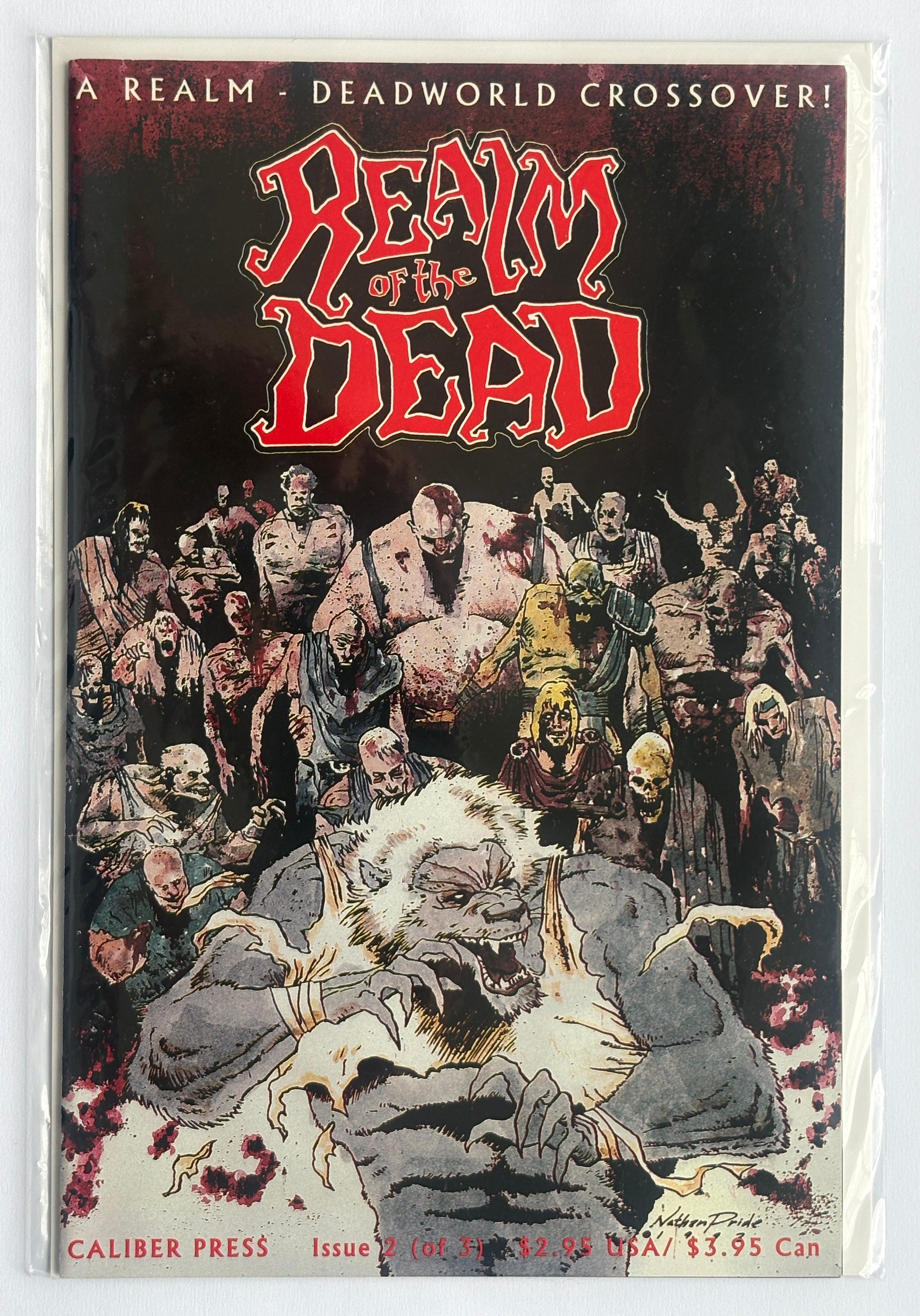 Realm of the Dead #2 (2 of 3) A Realm Deadworld Crossover - Caliber 1993 VF+ 8.5