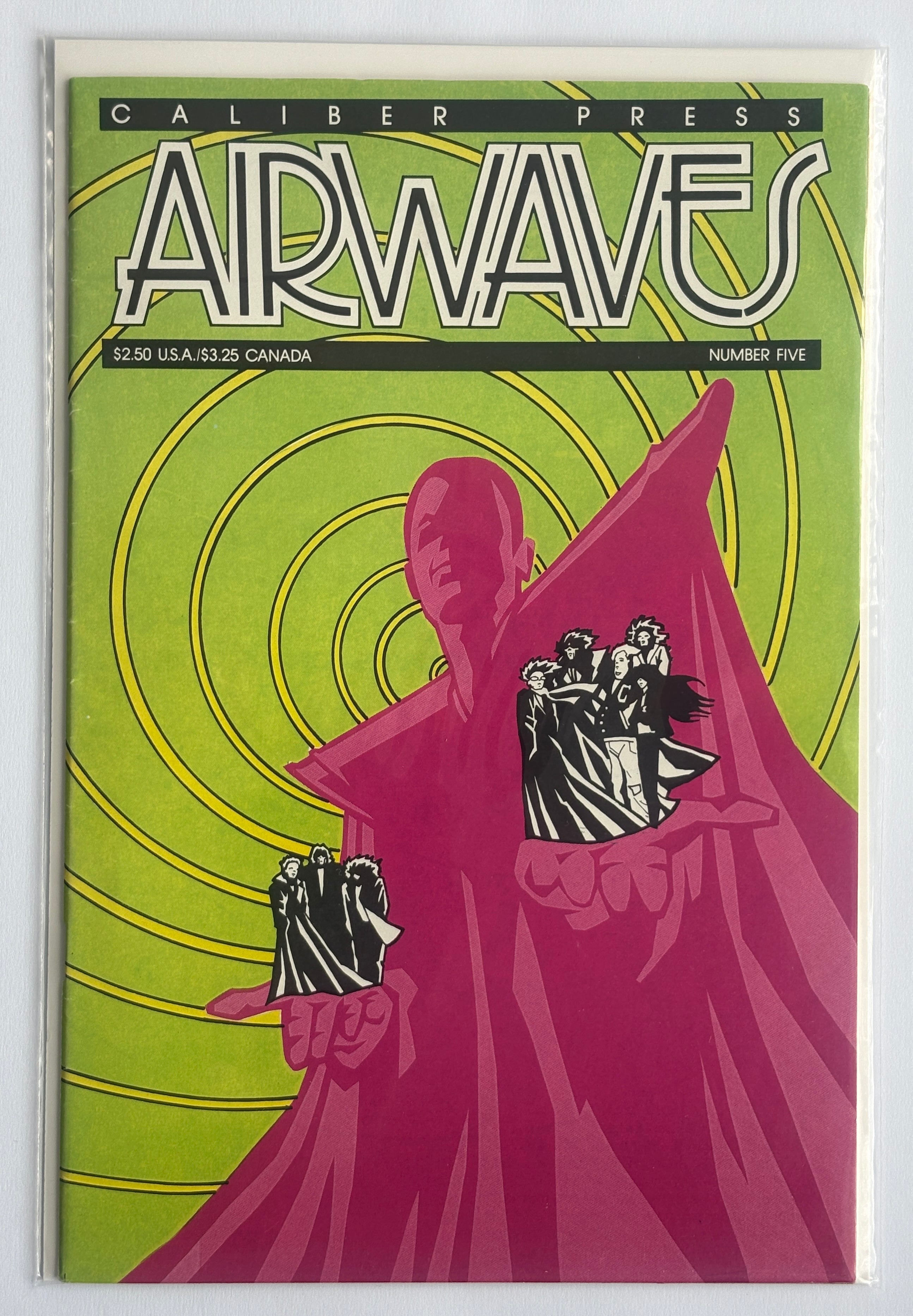 Airwaves #5 - Caliber Press 1991 FN+ 6.5