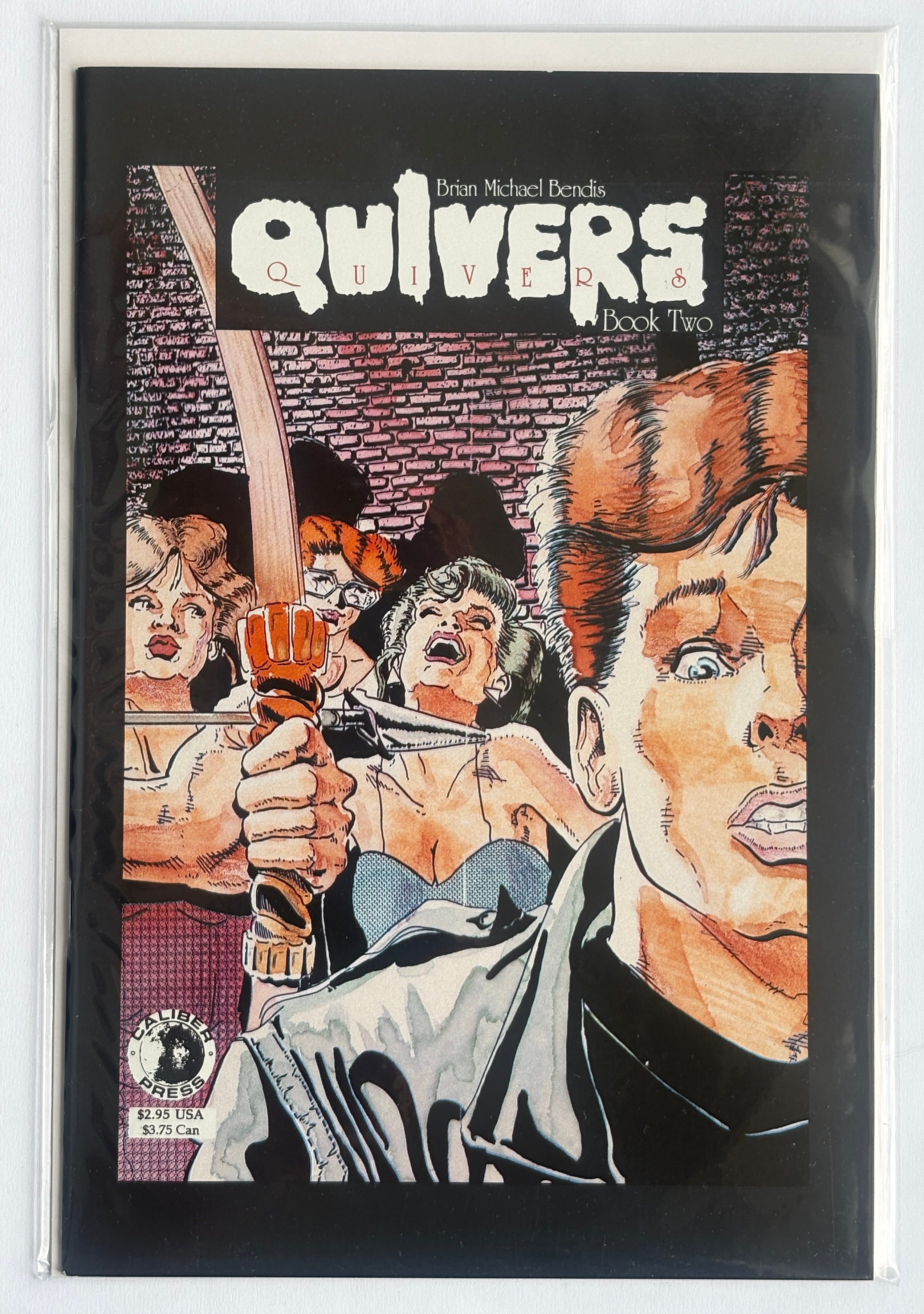 Quivers #2 - Brian Michael Bendis - Caliber Press 1991 VF 8.0