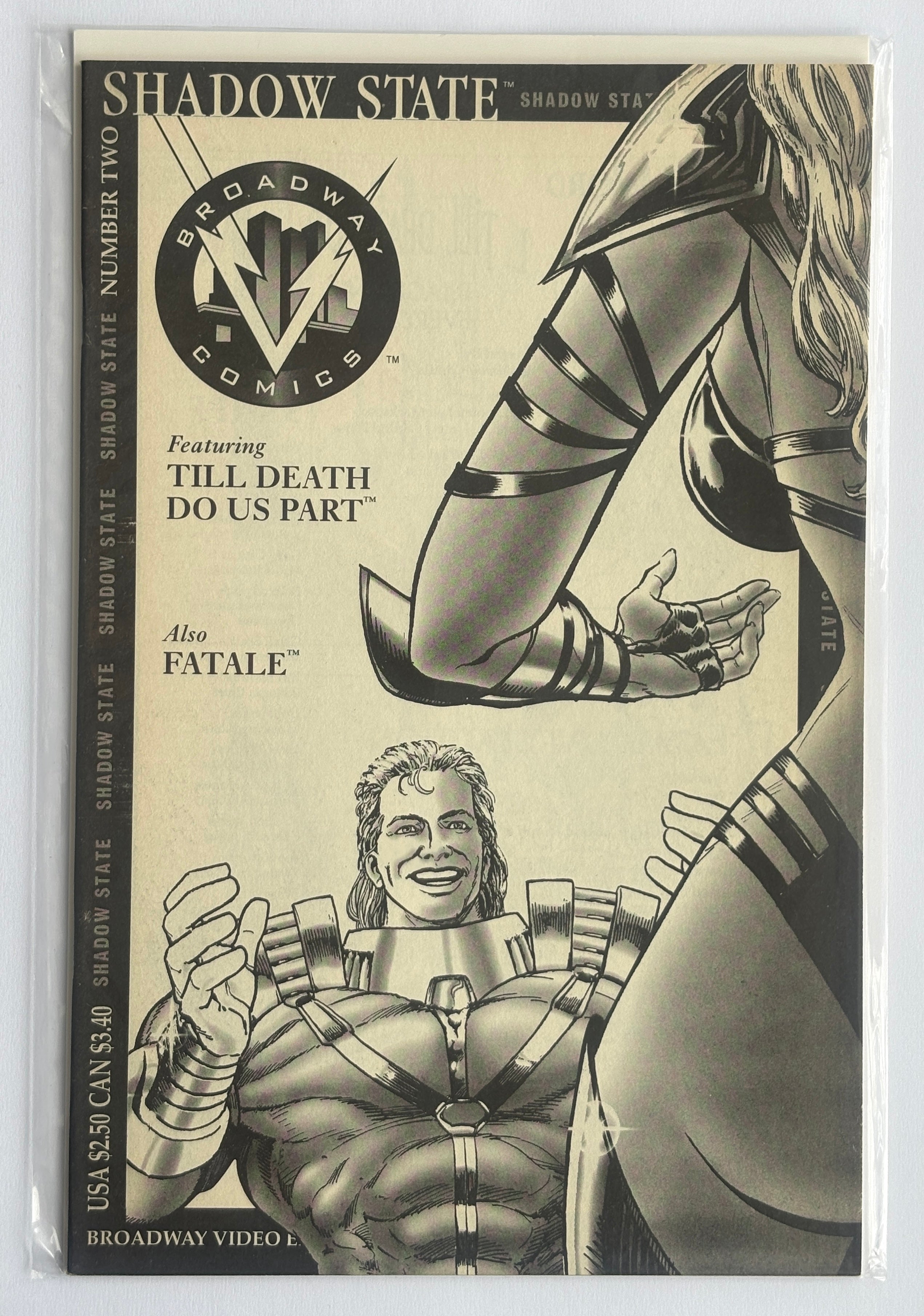 Shadow State #2 - Preview Edition - Broadway Comics September 1995 VF 8.0