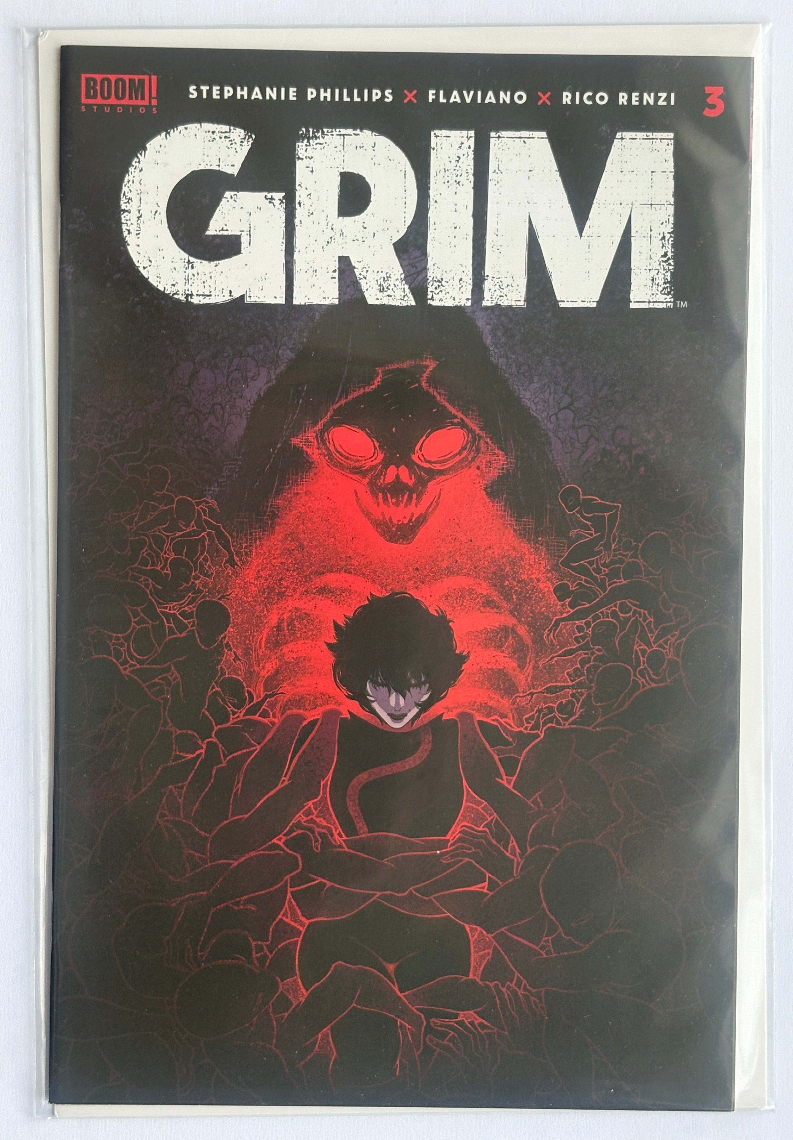 Grim #3 - 1st Printing Flaviano Boom! Studios July 2022  NM 9.4