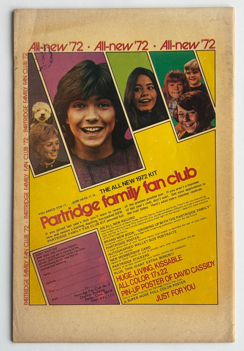 The Partridge Family #15 - Charlton Comics January 1973 VG 4.0