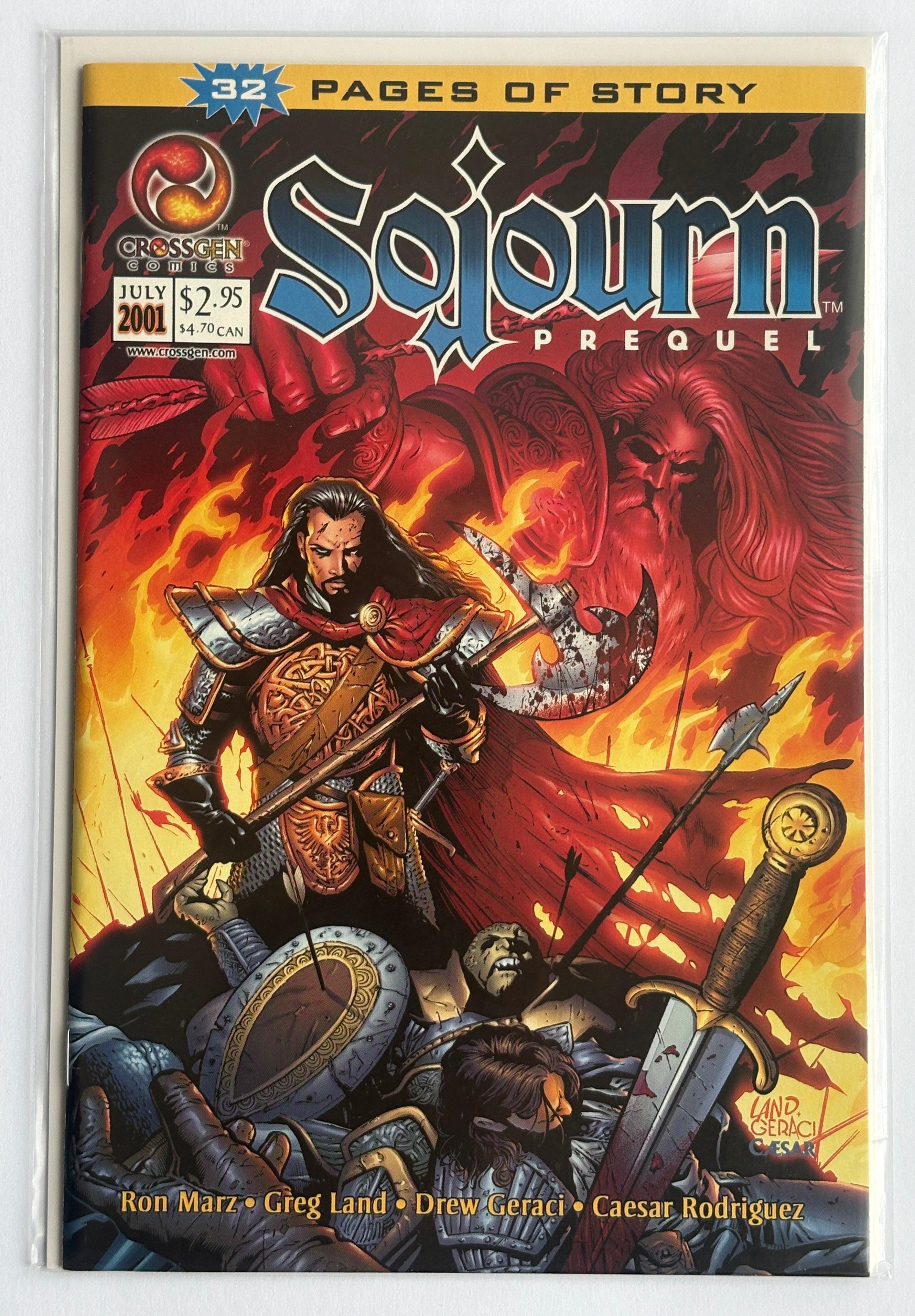 Sojourn Prequel #1 - 1st Printing CrossGen July 2001 VF- 7.5