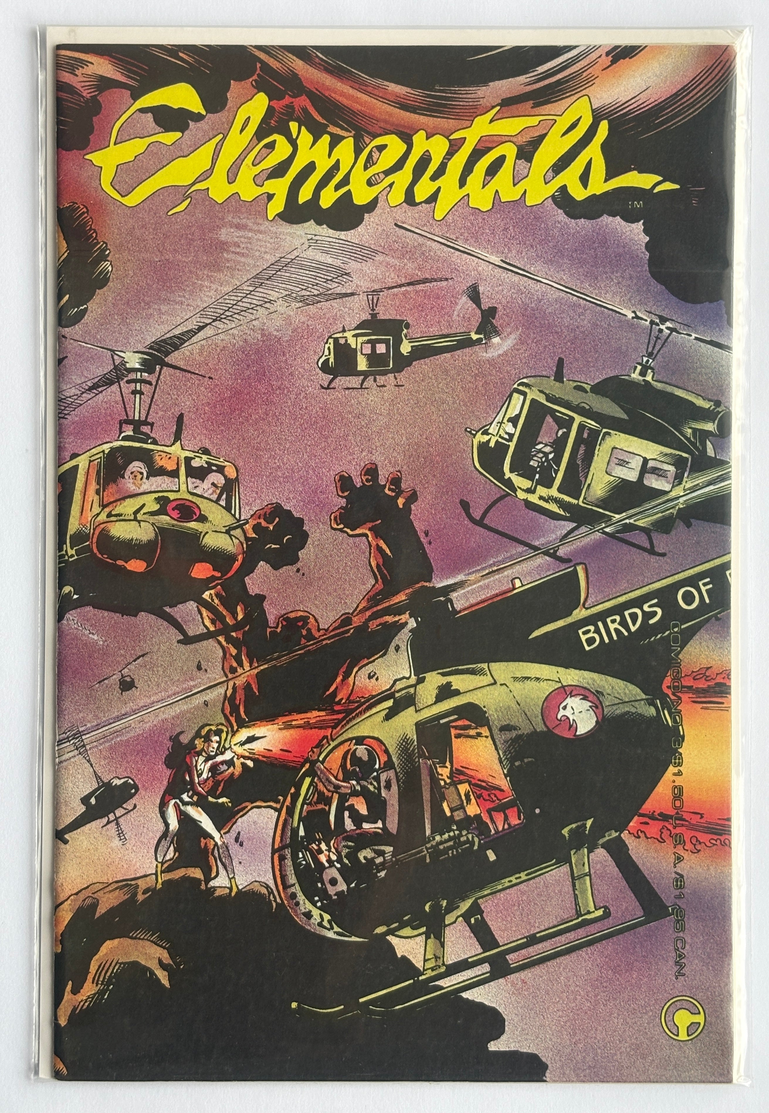 Elementals #3 - Comico The Comic Company - 1984 VF 8.0