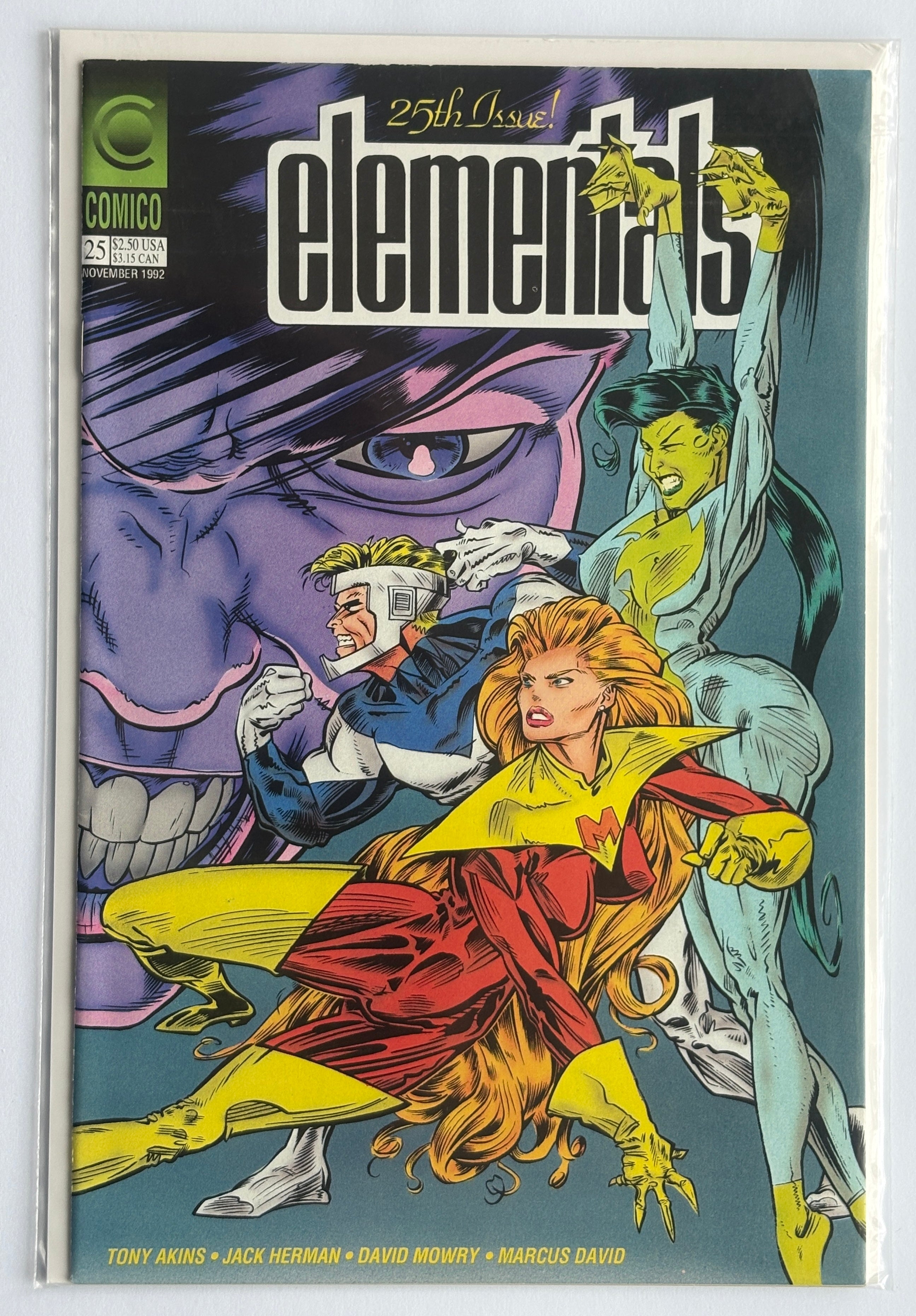 Elementals (Volume 2) #25 - Comico The Comic Company - November 1992 VF- 7.5