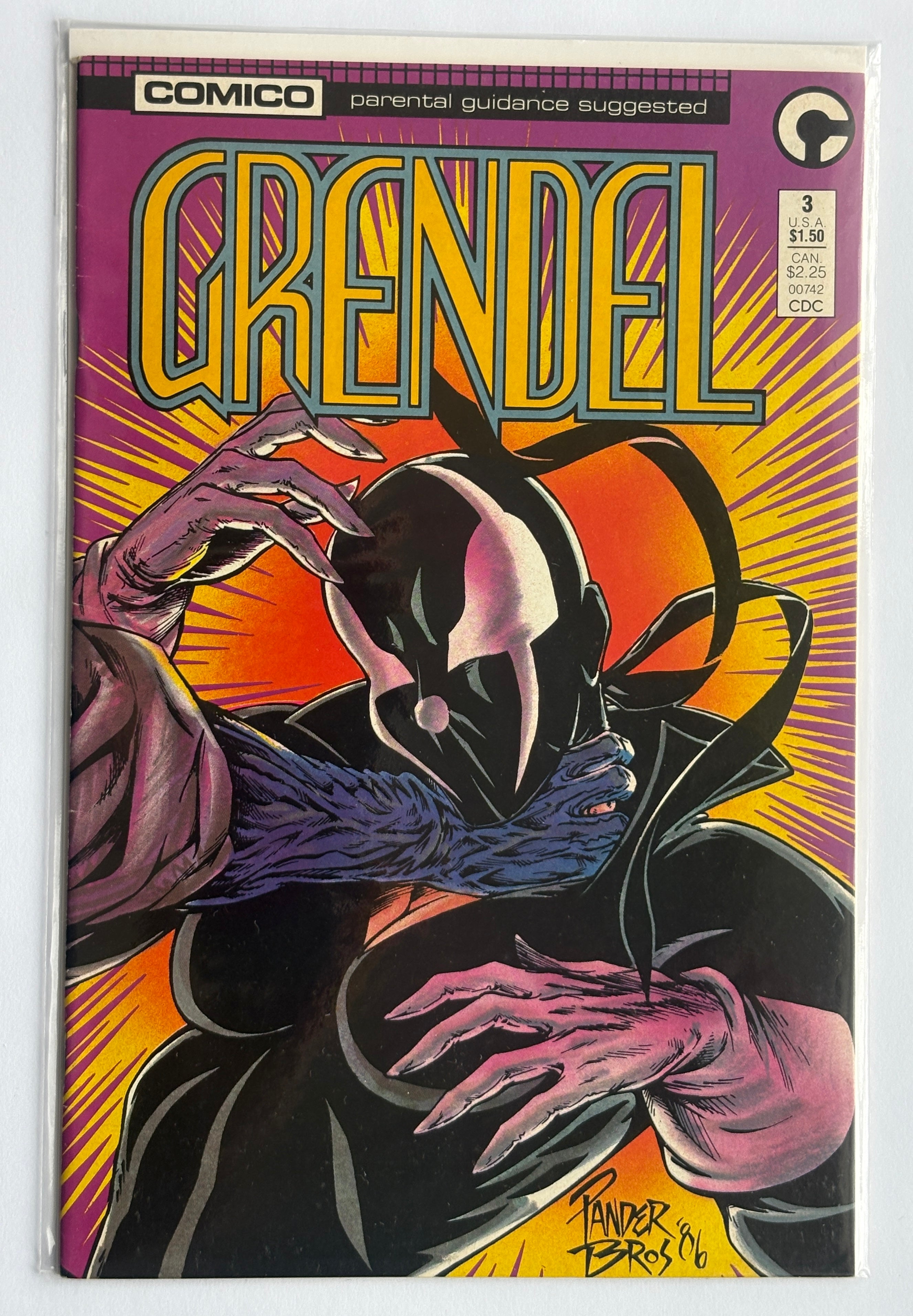 Grendel #3 - Comico The Comic Company - December 1986 VF- 7.5