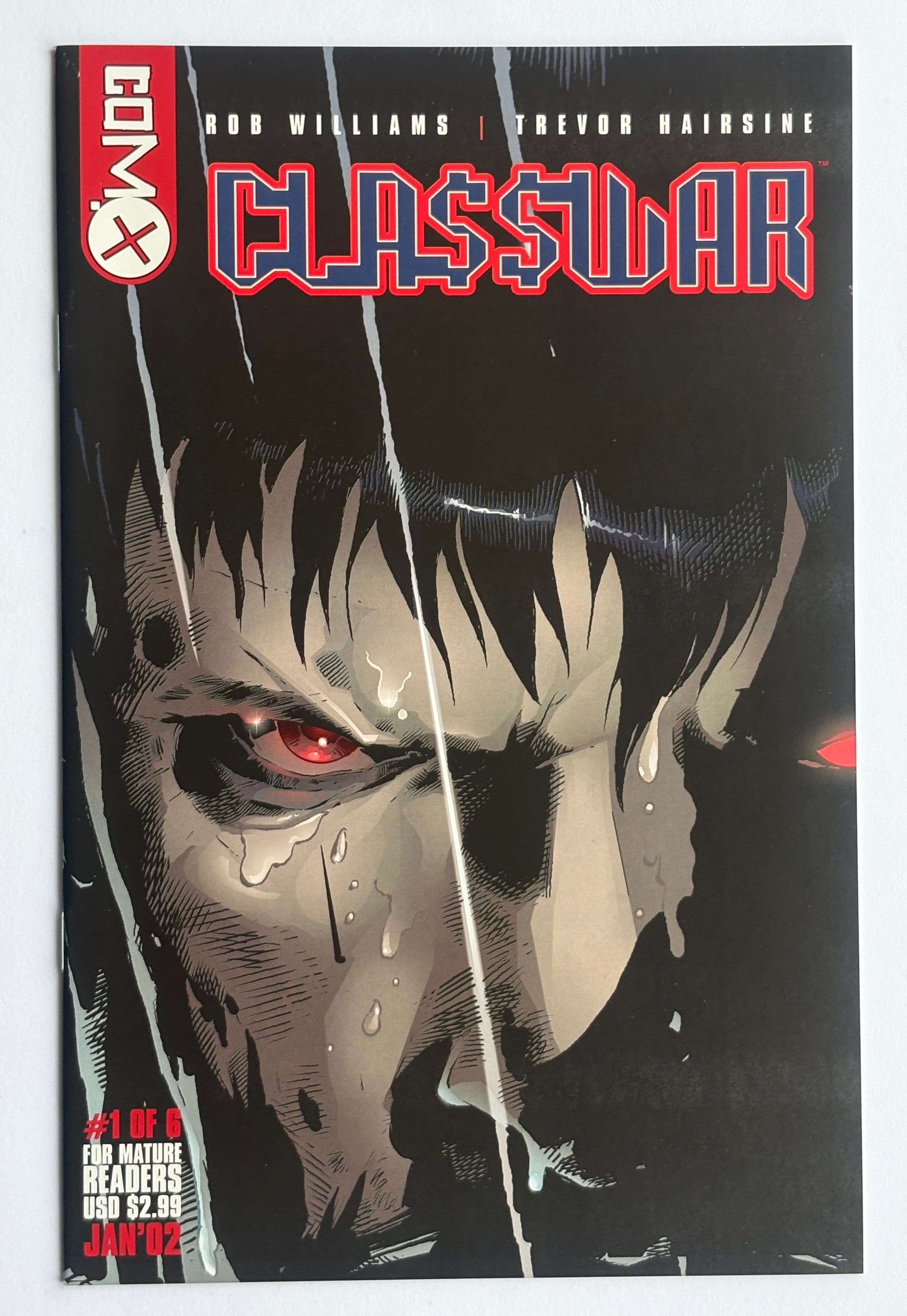 Classwar #1 (1 of 6) 1st Printing Com.X Publishing January 2002 NM- 9.2