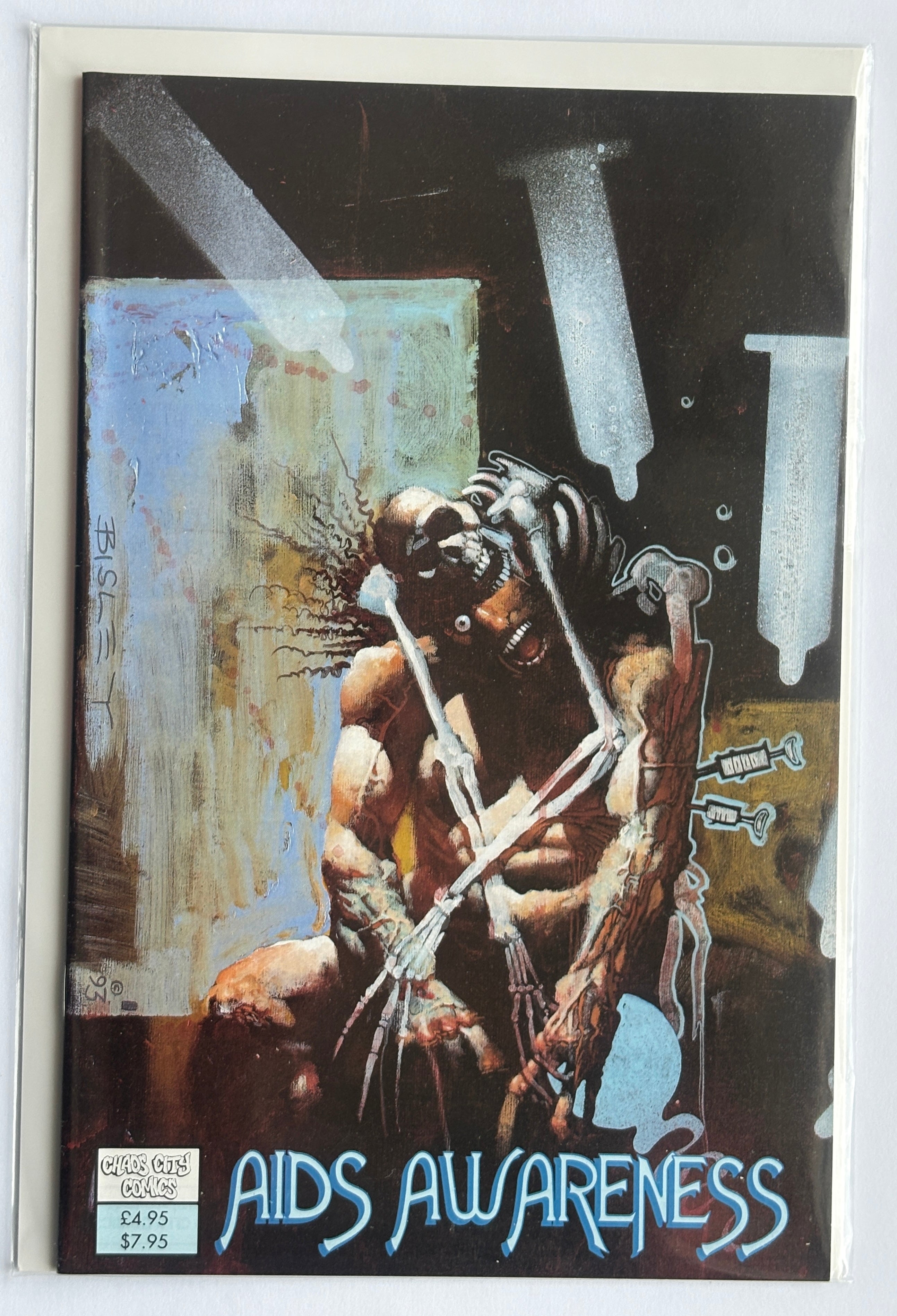 AIDS Awareness #1 - 1st Printing Chaos City Comics 1993 VF+ 8.5