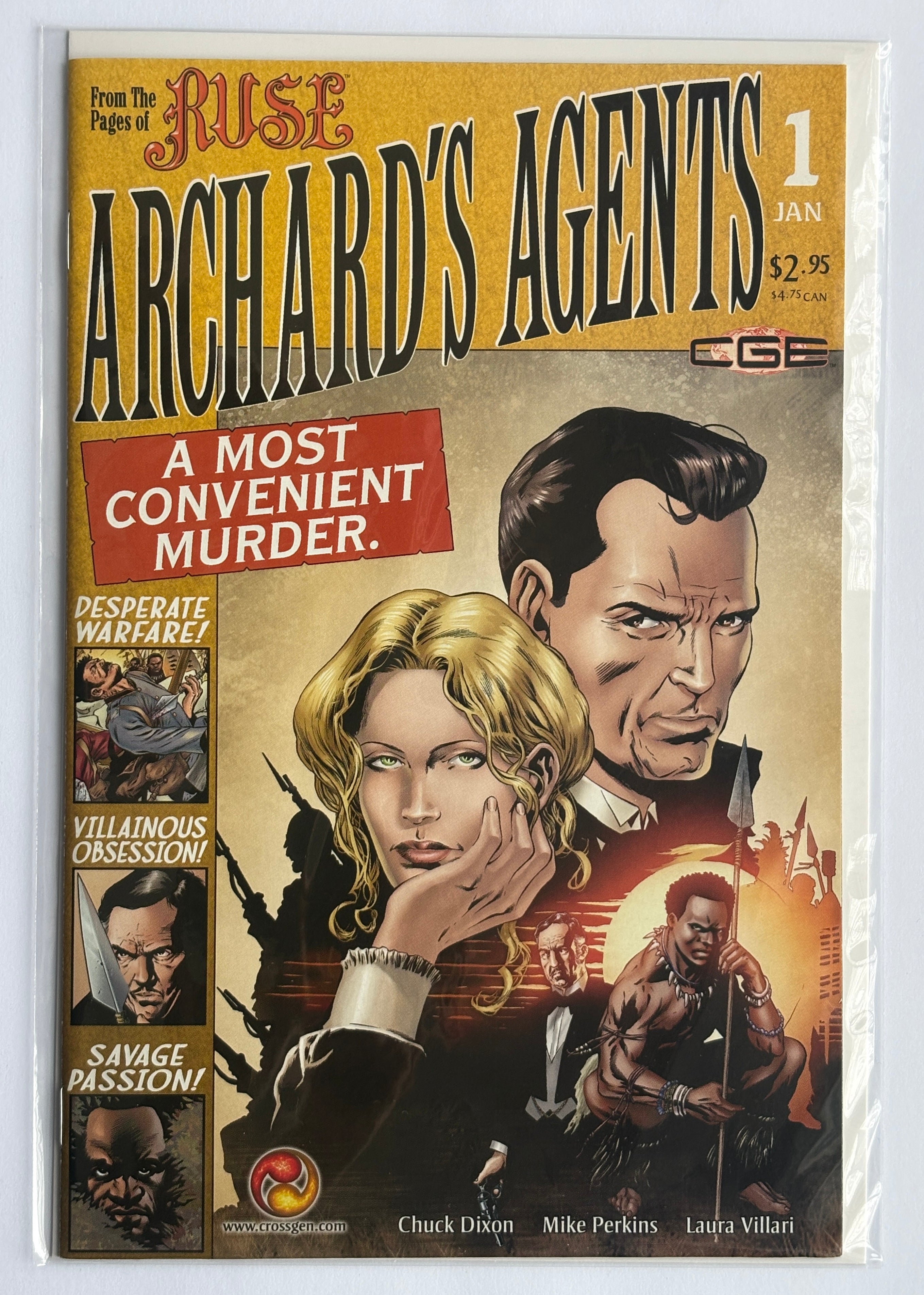 Archard's Agents #1 - 1st Printing Crossgen Comics January 2003 VF/NM 9.0