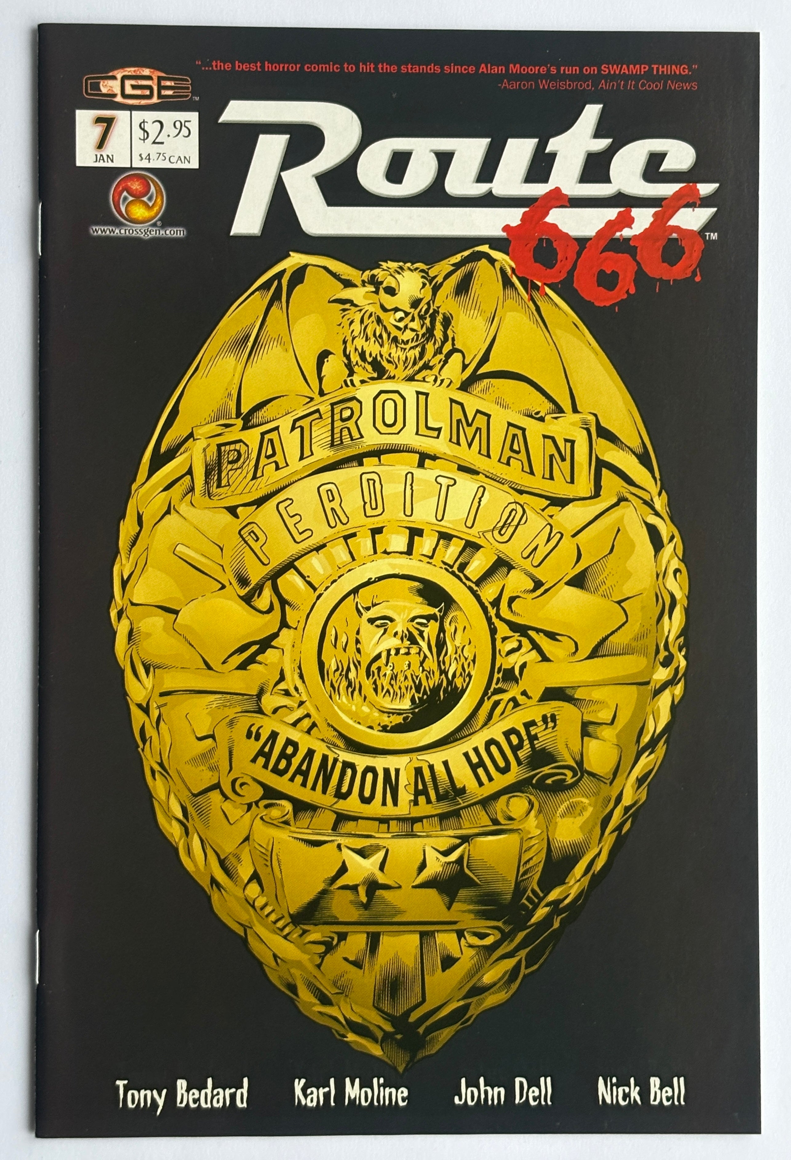 Route 666 #7 - 1st Printing CrossGen January 2003 VF/NM 9.0