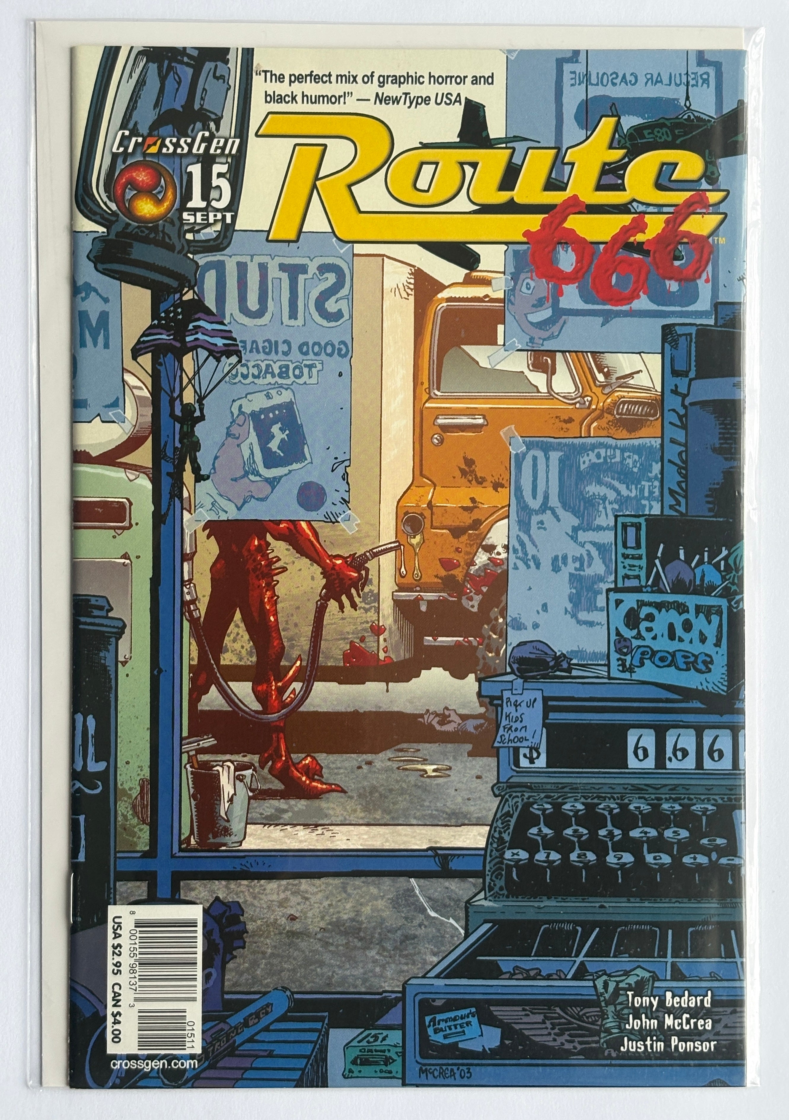 Route 666 #15 - 1st Printing CrossGen September 2003 VF+ 8.5