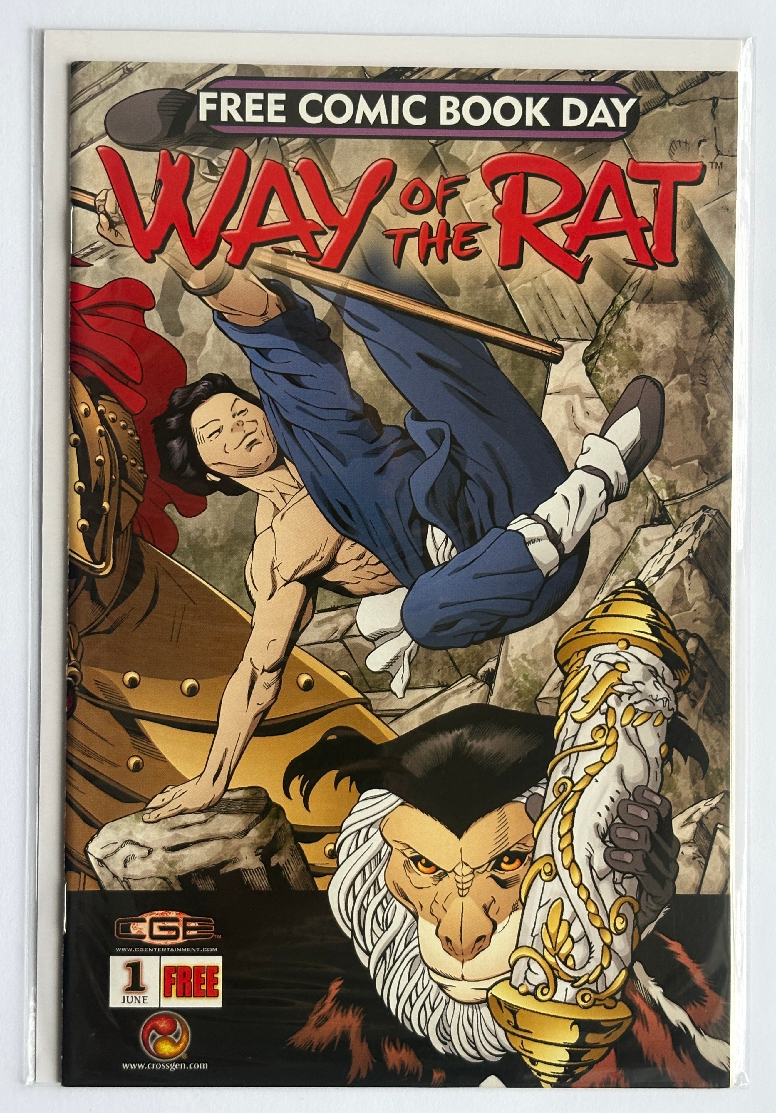 Way of the Rat #1 - FCBD Edition Crossgen Comics June 2003 VF+ 8.5