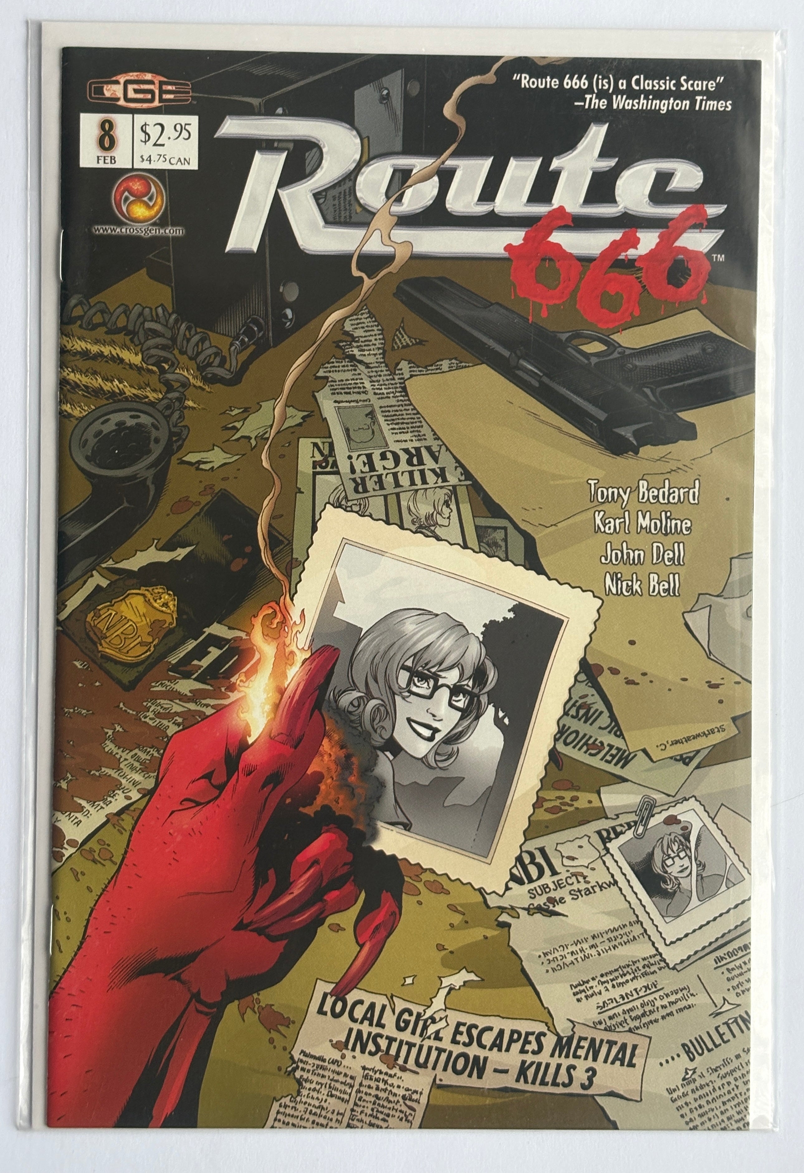 Route 666 #8 - 1st Printing CrossGen February 2003 VF+  8.5