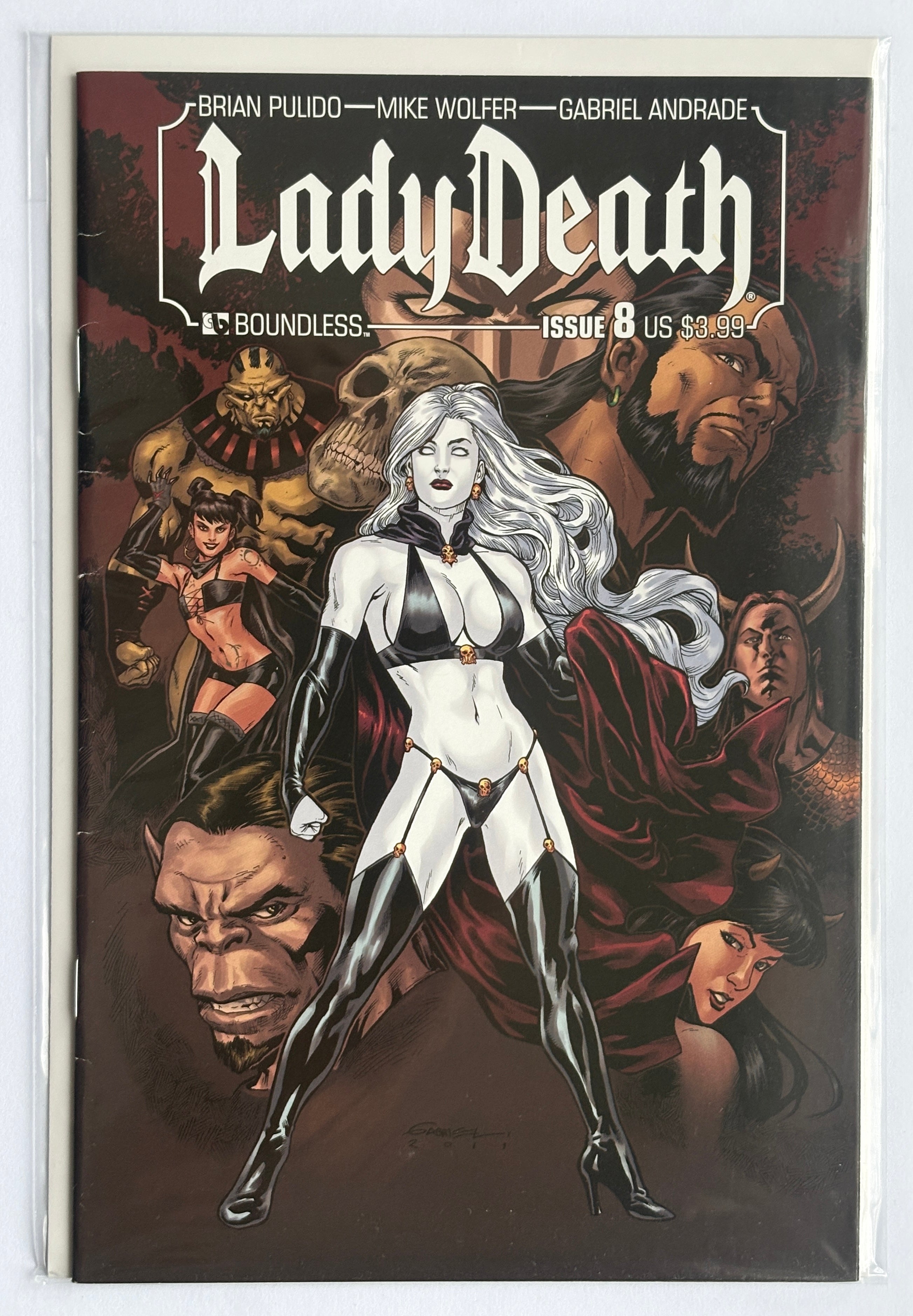 Lady Death #8 - 1st Printing Boundless Comics July 2011 FN+ 6.5