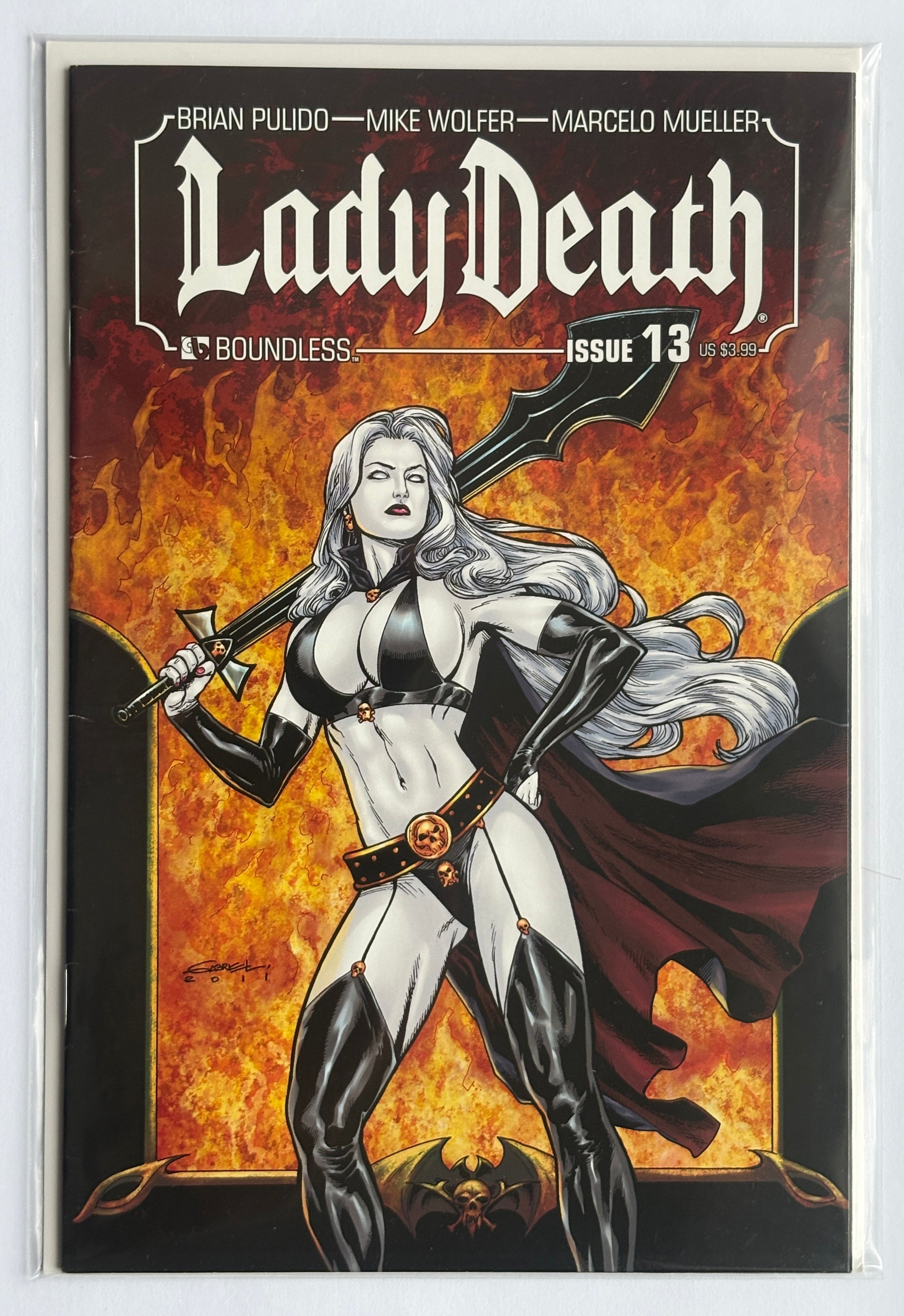 Lady Death #13 - 1st Printing Boundless Comics December 2011 FN+ 6.5