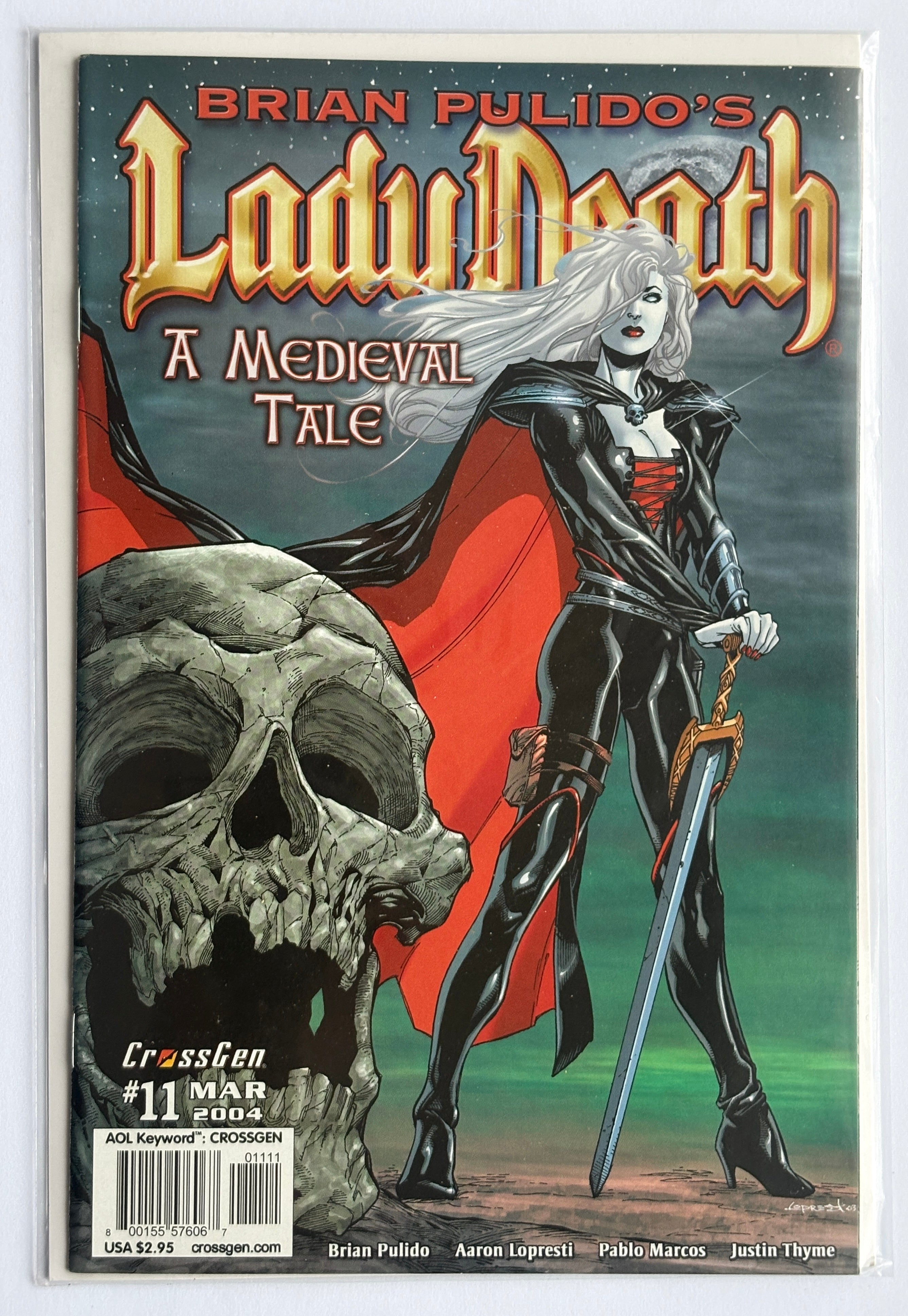 Lady Death: A Medieval Tale #11  1st Print Crossgen Comics March 2004 VF- 7.5