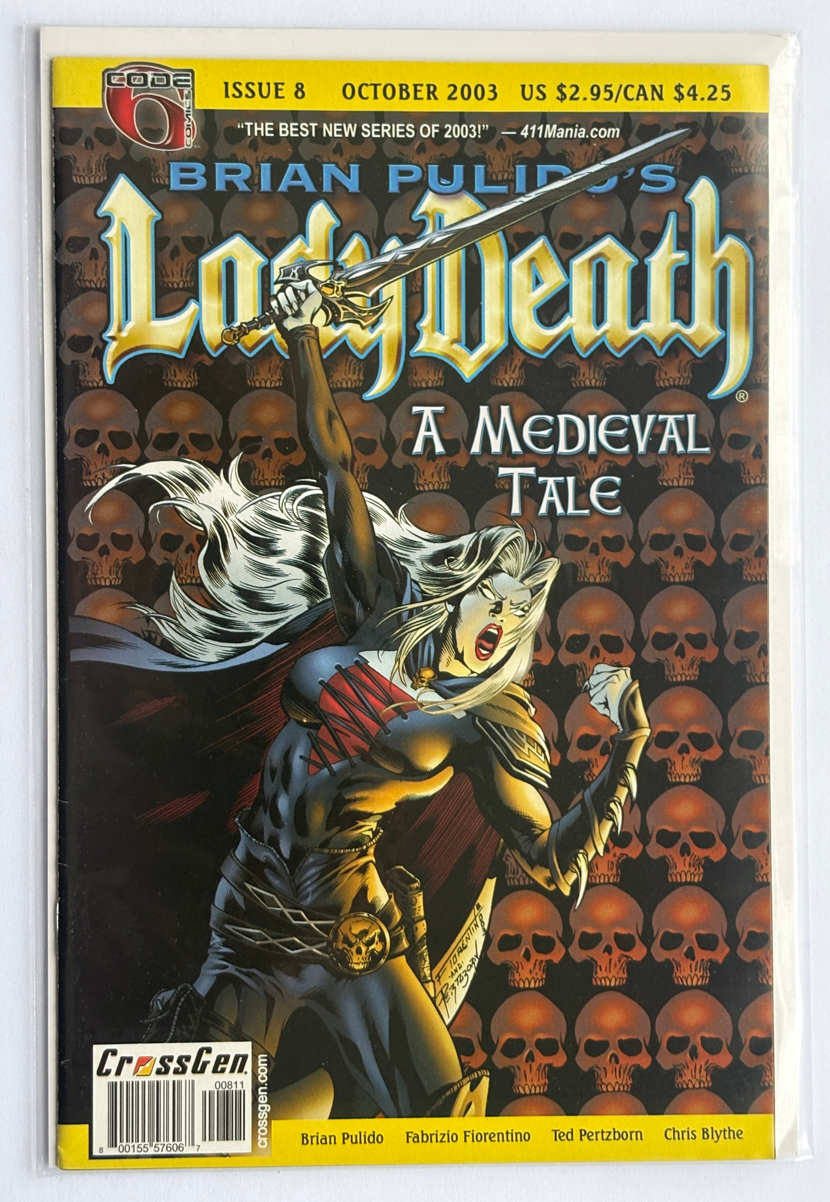 Lady Death: A Medieval Tale #8  1st Print Crossgen Comics October 2003 VF- 7.5