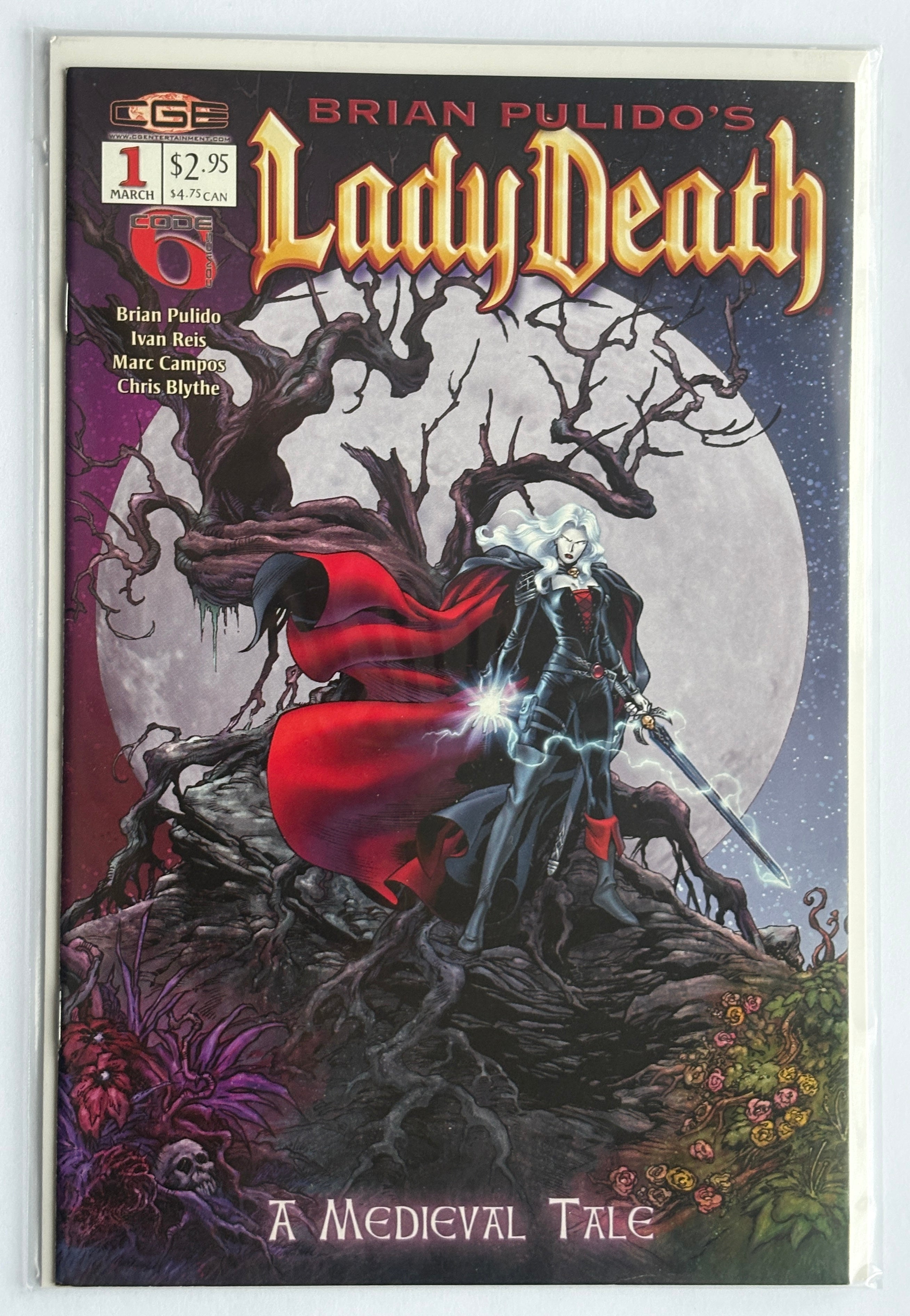 Lady Death: A Medieval Tale #1 - 1st Printing Crossgen Comics March 2003 VF+ 8.5