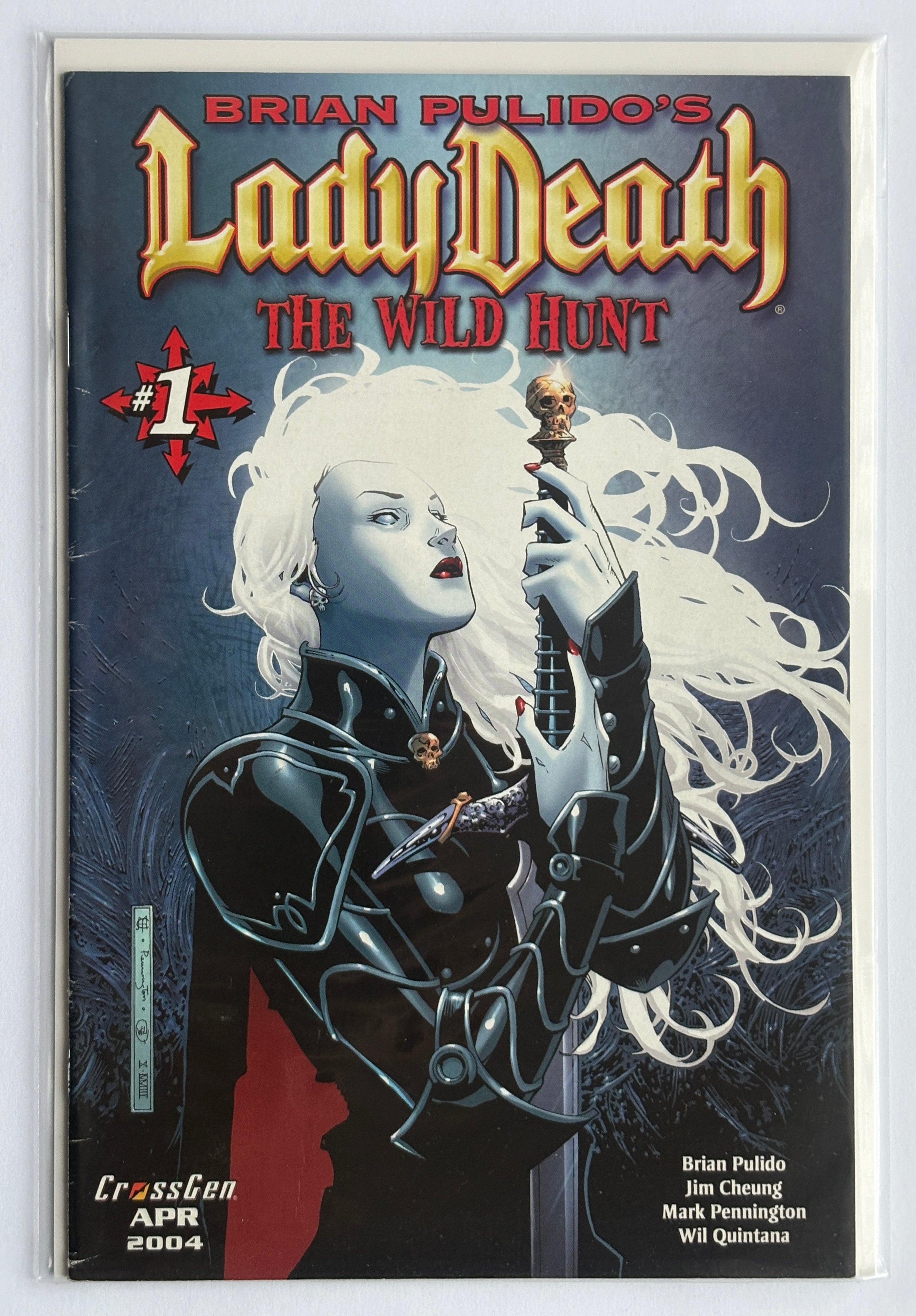 Lady Death: The Wild Hunt #1 - 1st Printing Crossgen Comics April 2004 FN 6.0
