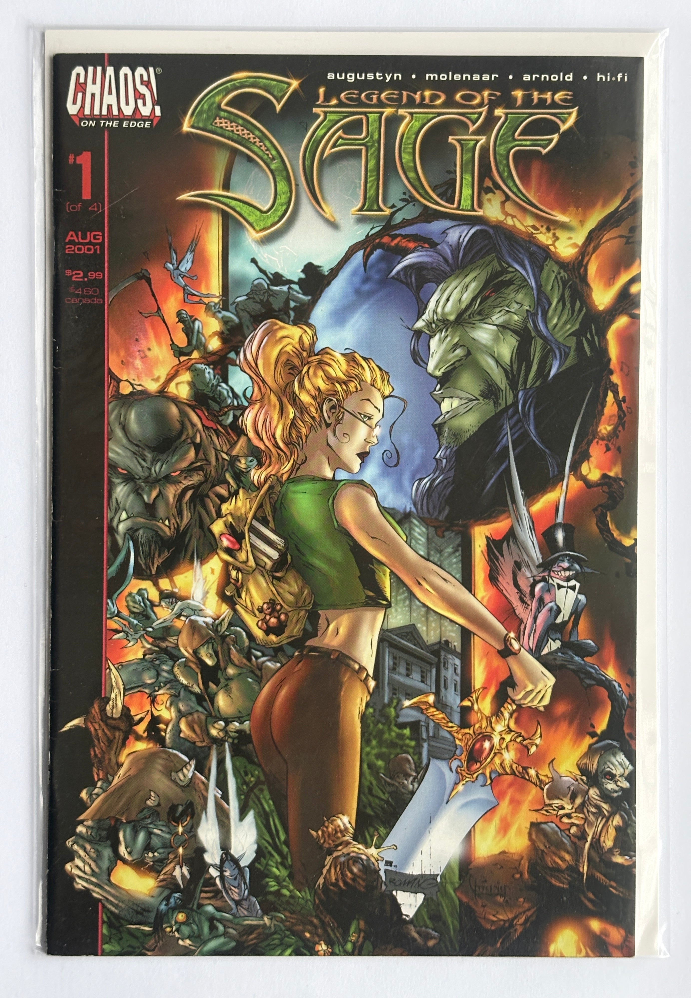 Legend of the Sage #1 (1 of 4) Chaos! Comics August 2001 F/VF 7.0