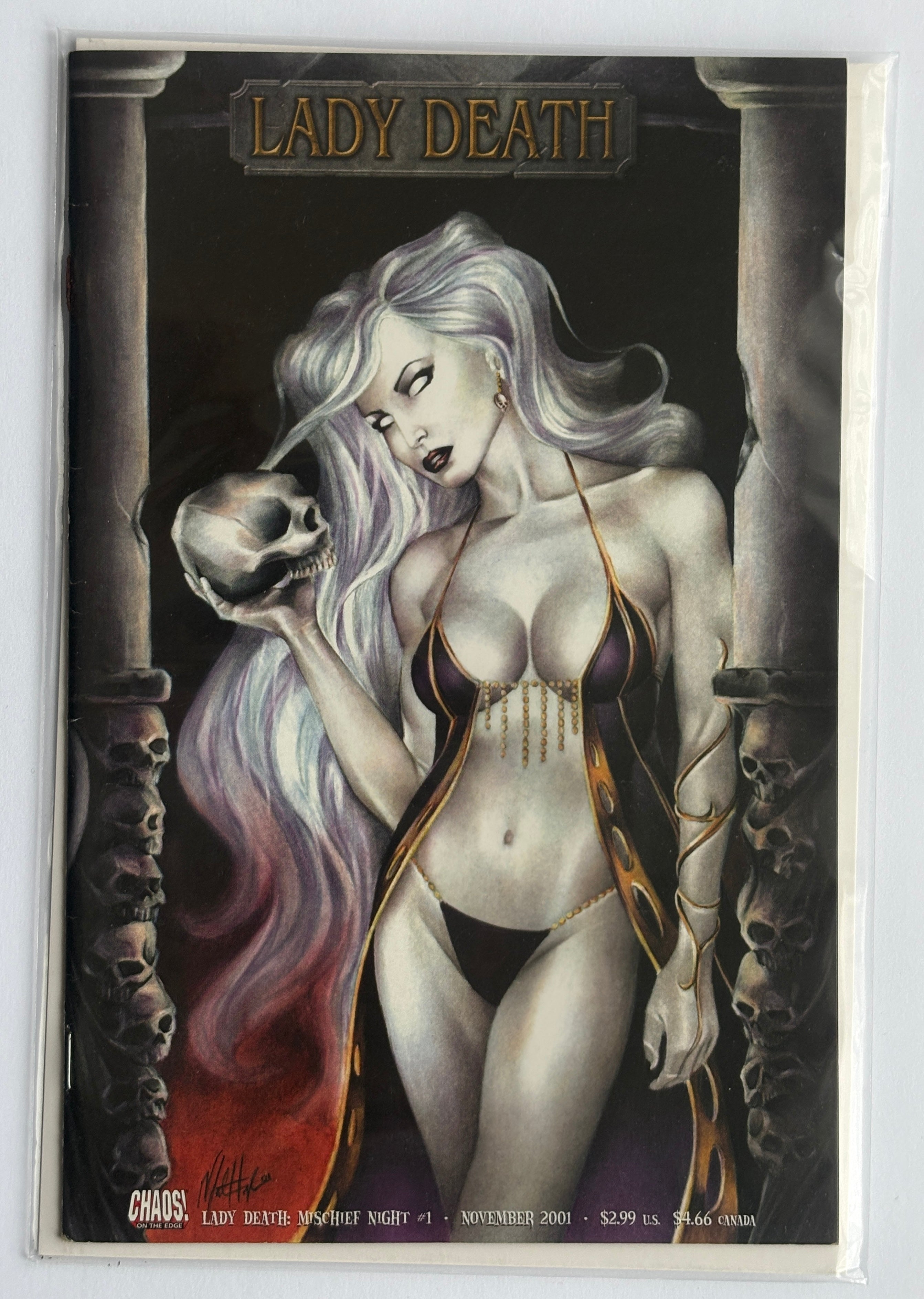 Lady Death: Mischief Night #1 - 1st Print Chaos! Comics November 2001 F/VF 7.0