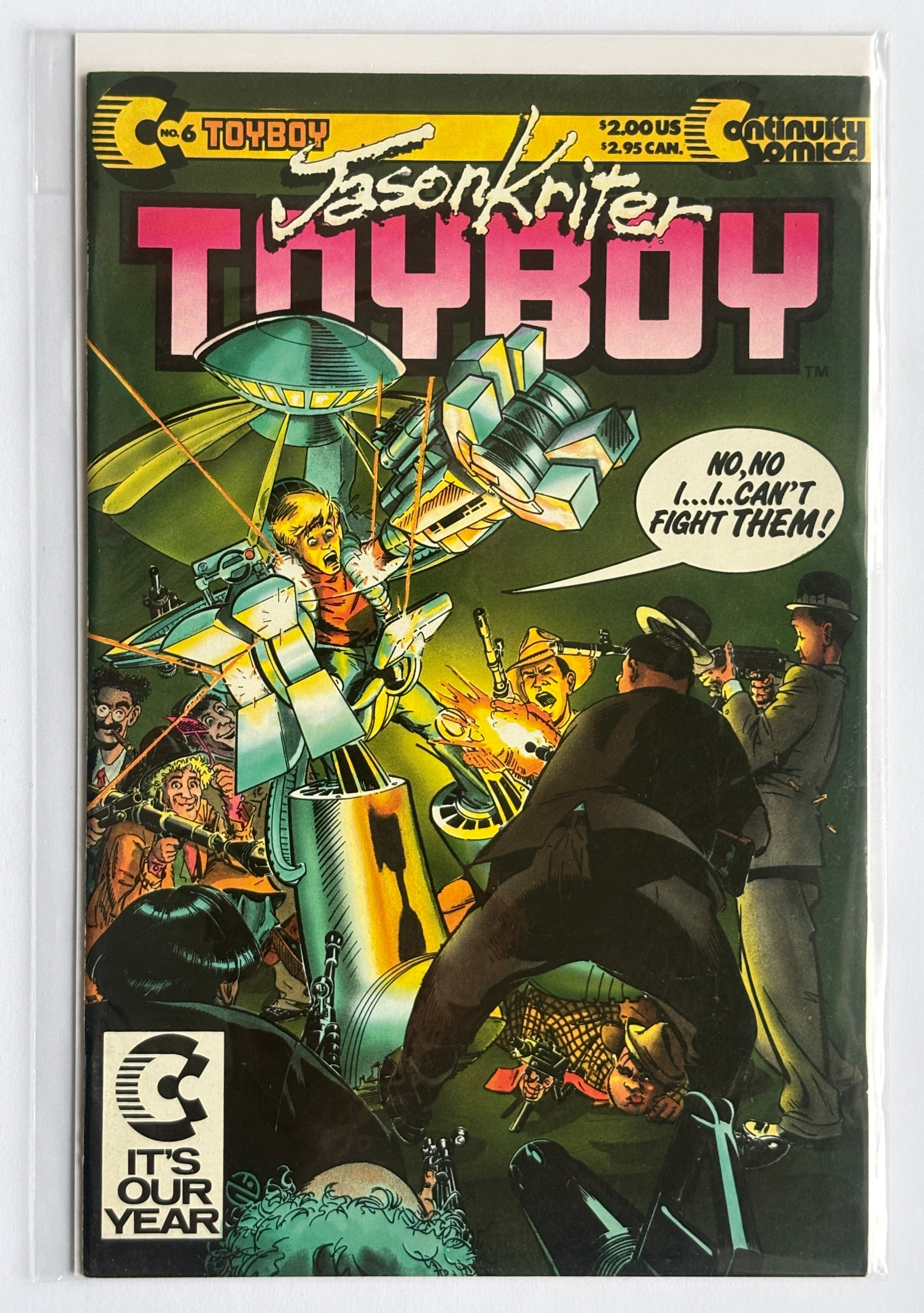 Toyboy #6 - Continuity Comics November 1988 VF 8.0