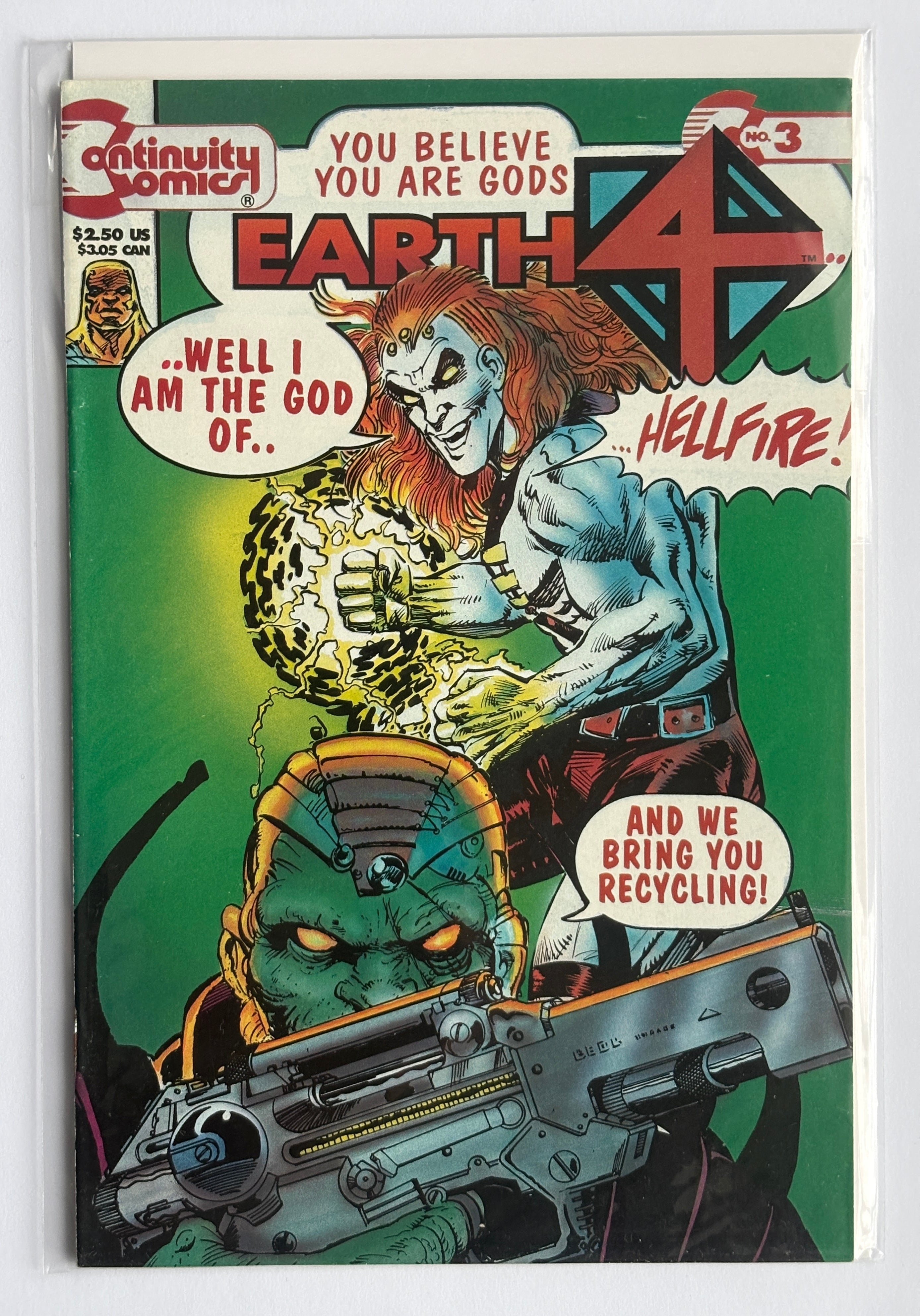Earth 4 #3 - Continuity Comics December 1993 VF- 7.5