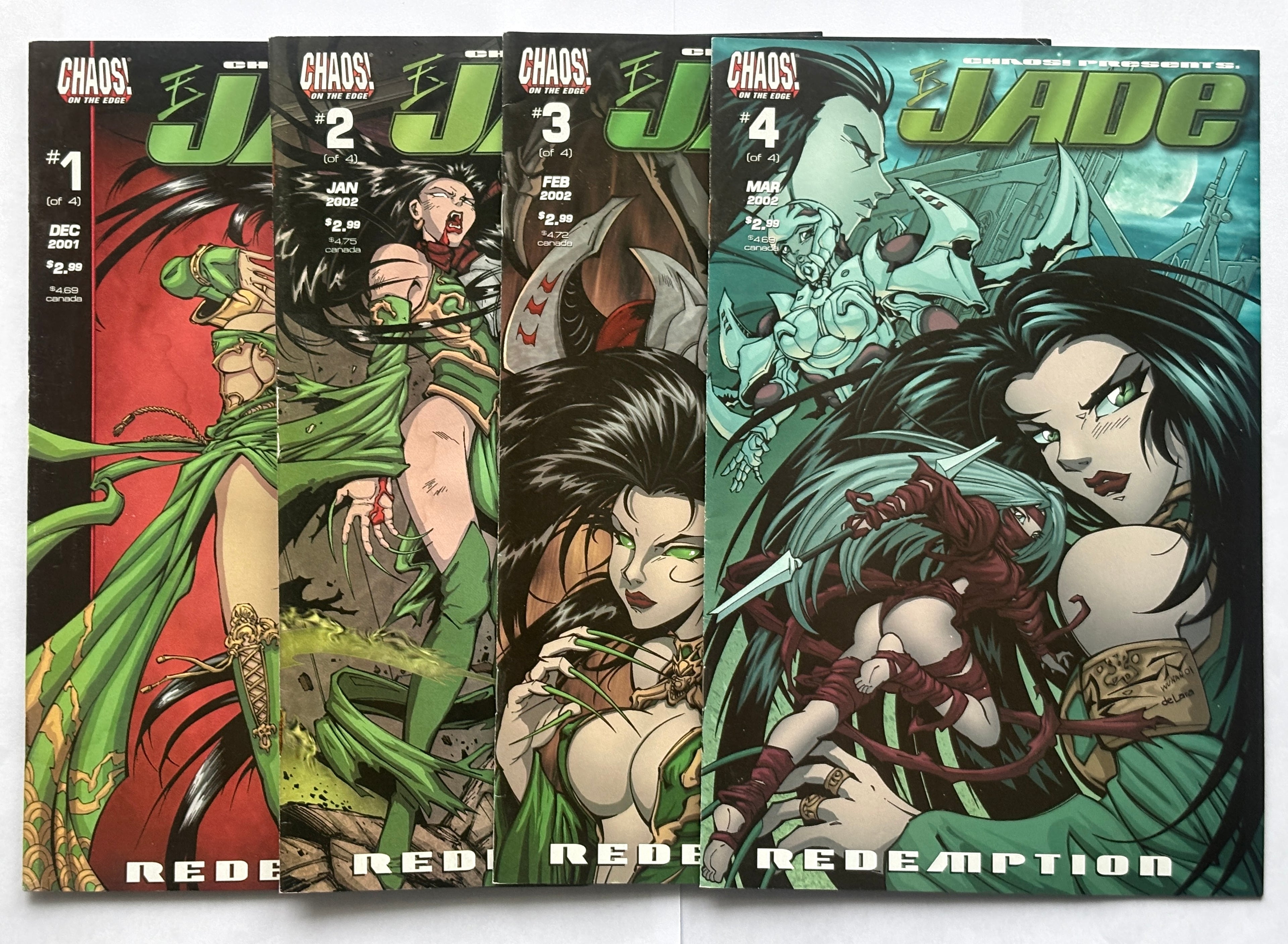 Chaos! presents Jade Redemption #1 to 4 - 4 Issue Set 2001/2 VG/FN 5.0