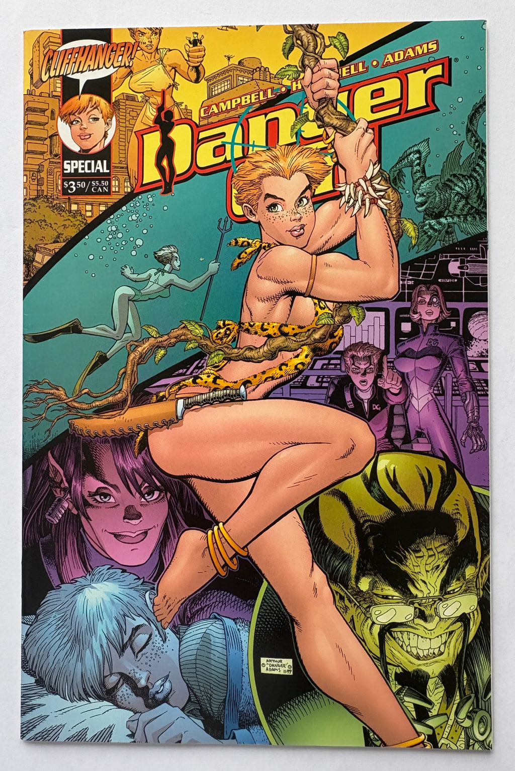 Danger Girl: Special #1 Flip Comic 1st Printing Wildstorm February 2000 VF+ 8.5