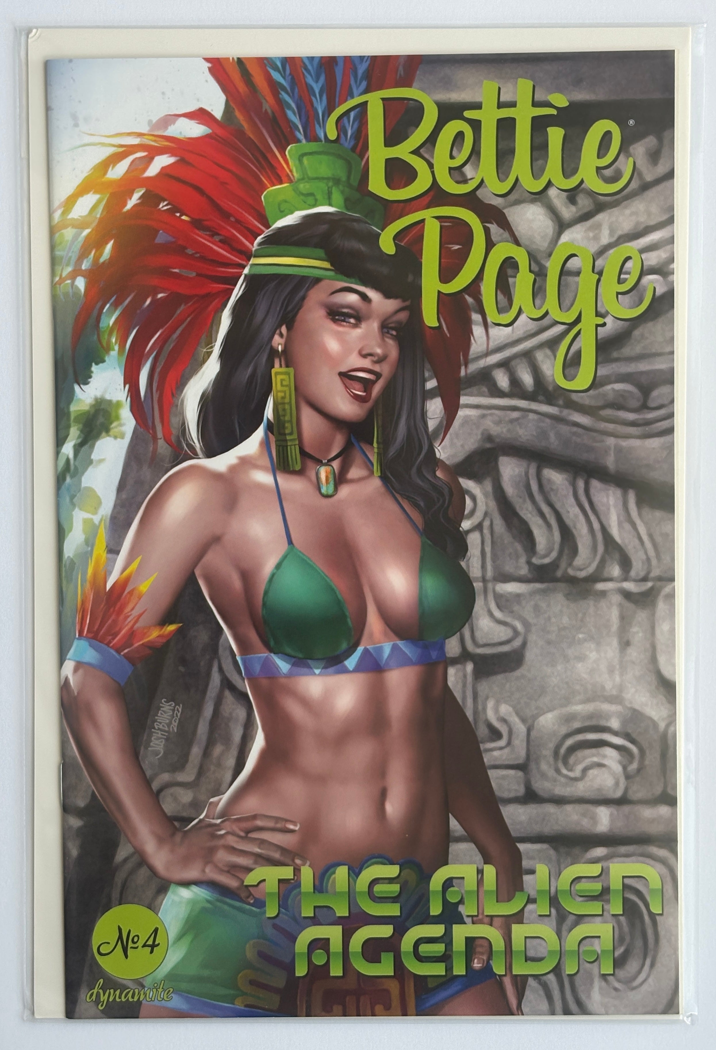 Bettie Page: The Alien Agenda #4 - Cover B Dynamite Comic 2022 VF+ 8.5