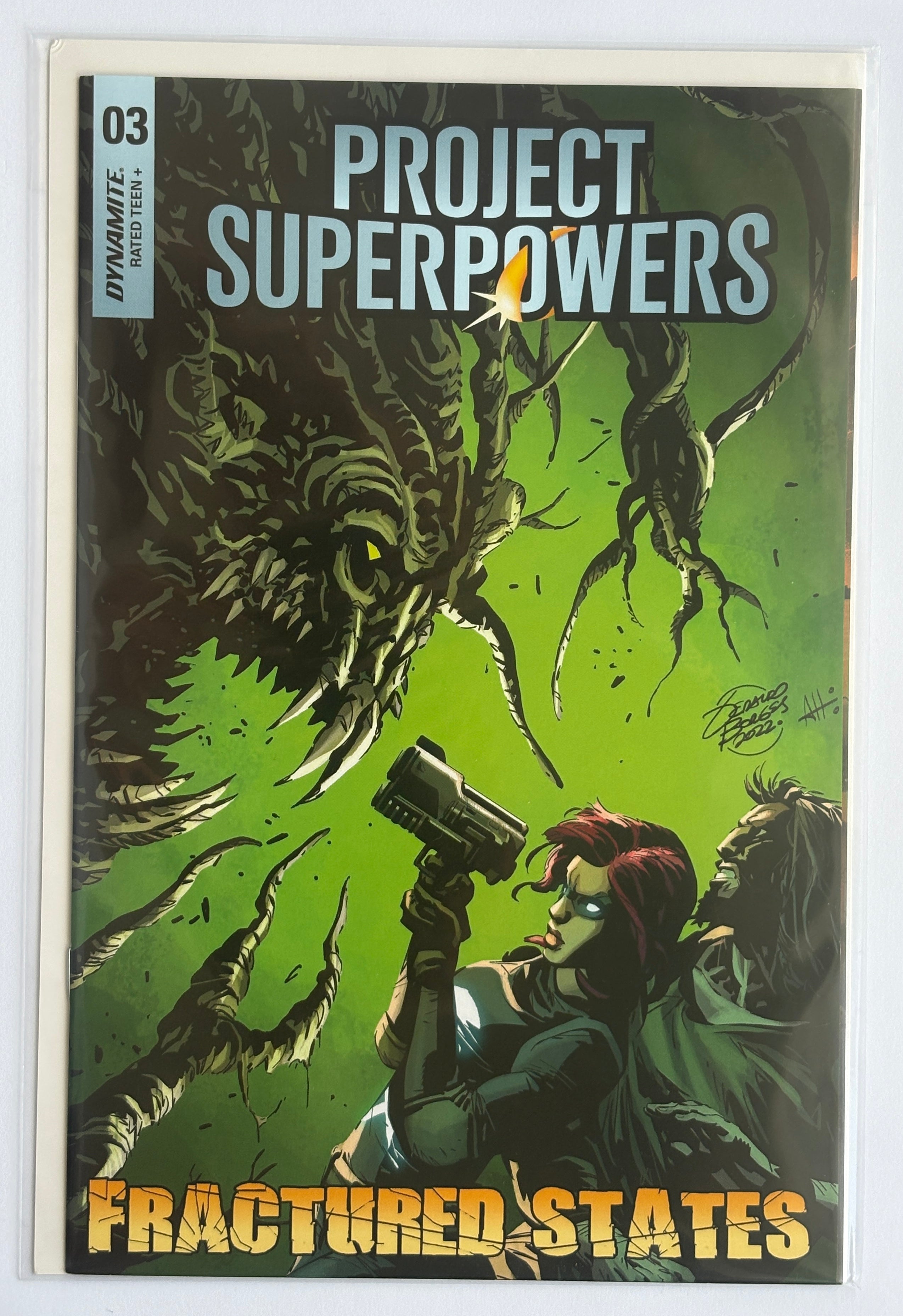 Project Superpowers: Fractured States #3 - Cover C Dynamite Comic 2022 VF/NM 9.0