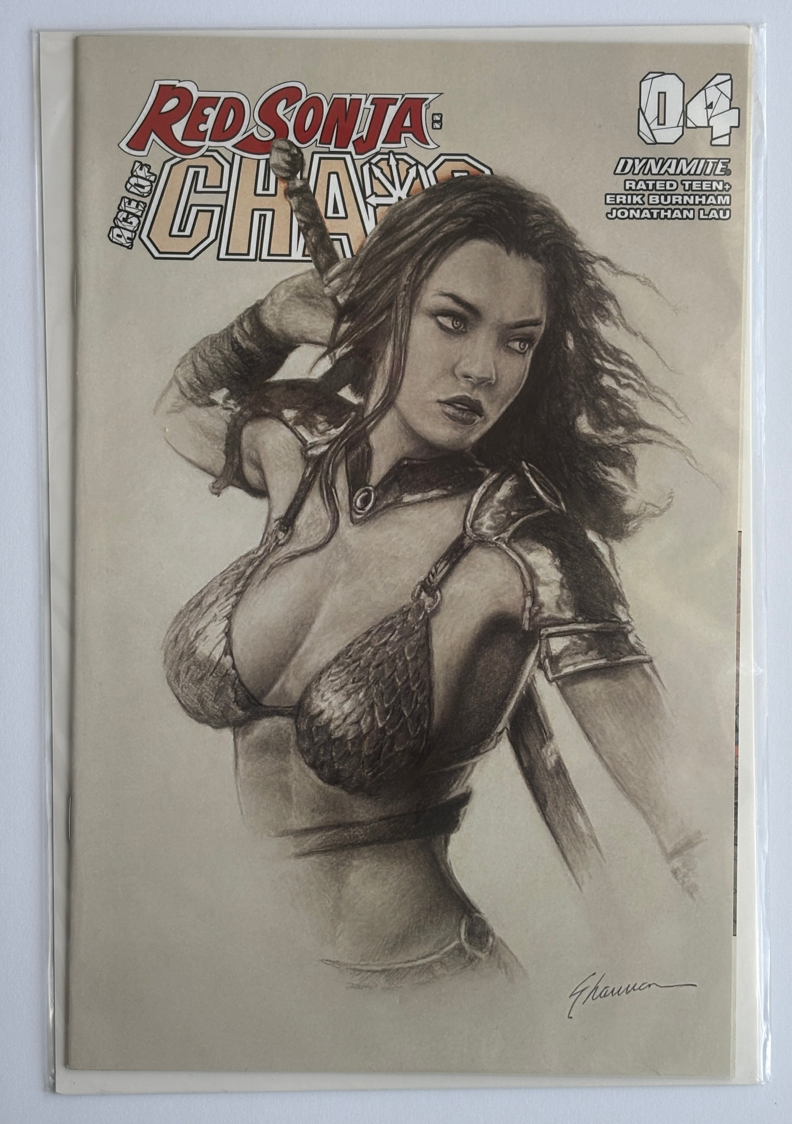 Red Sonja Age of Chaos #4 Shannon Maer Variant Dynamite 2020 VF/NM 9.0