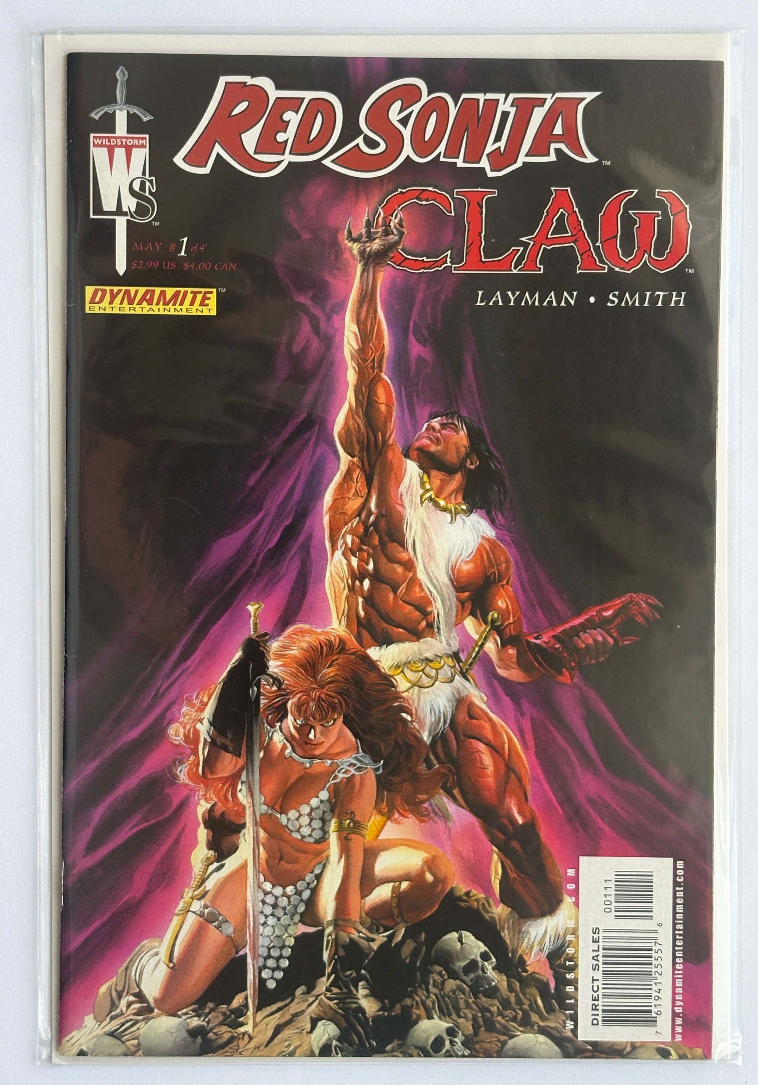 Red Sonja / Claw: The Devil's Hands #1 - 1st Print Dynamite May 2006 VF+ 8.5