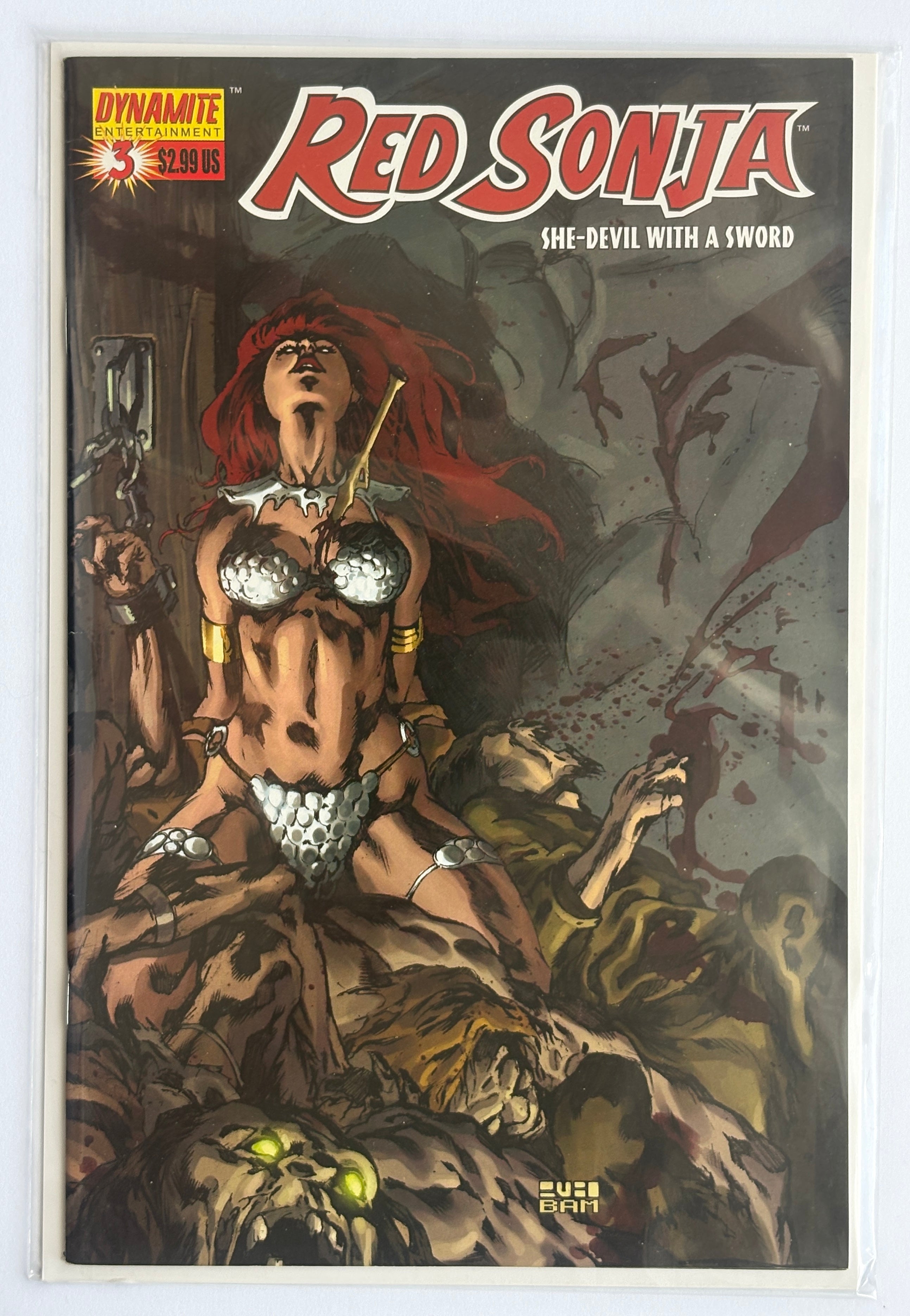 Red Sonja #3 - 1st Printing Dynamite Comics November 2005 VF+ 8.5