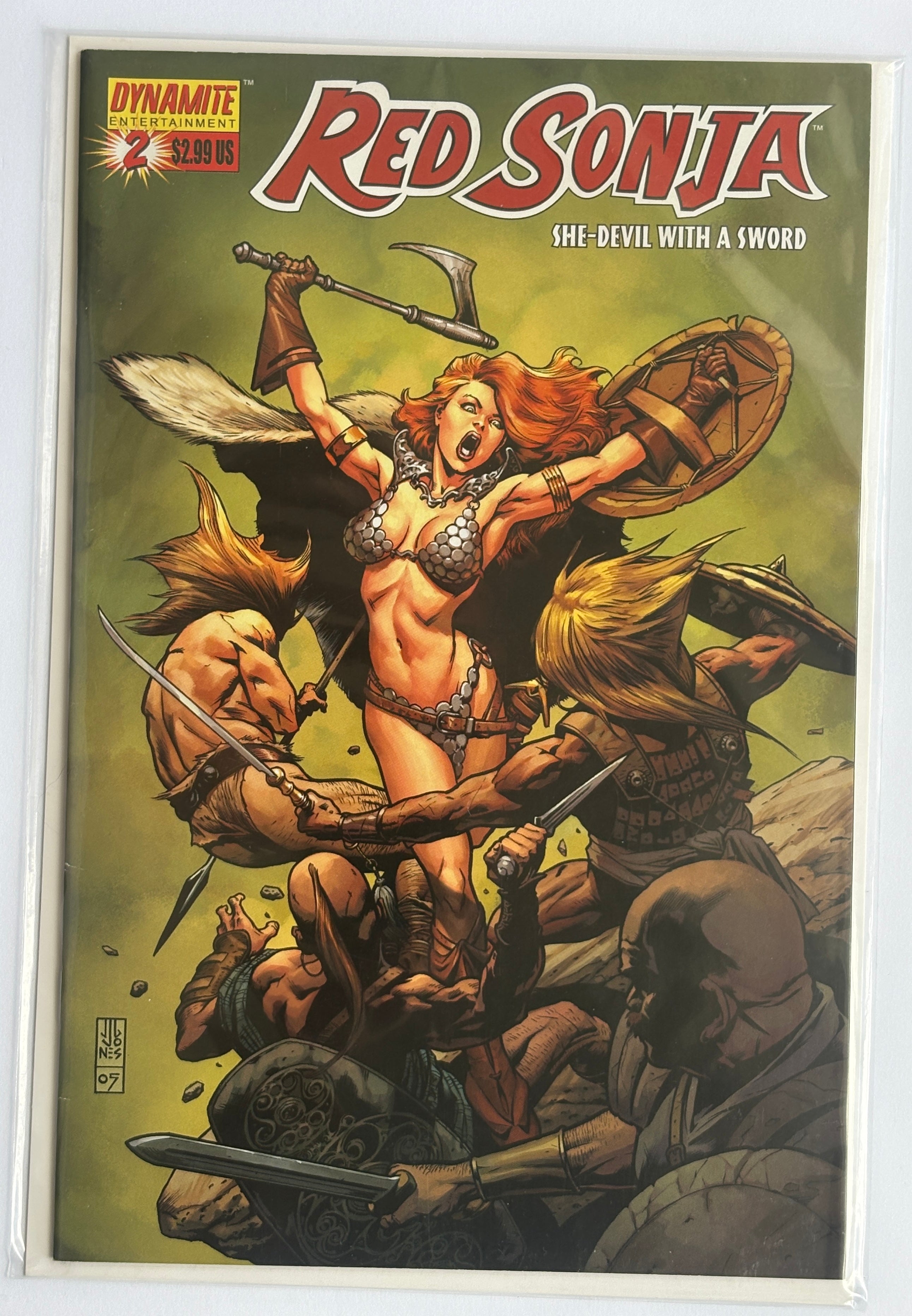 Red Sonja #2 - 1st Printing Dynamite Comics July 2005 VF+ 8.5