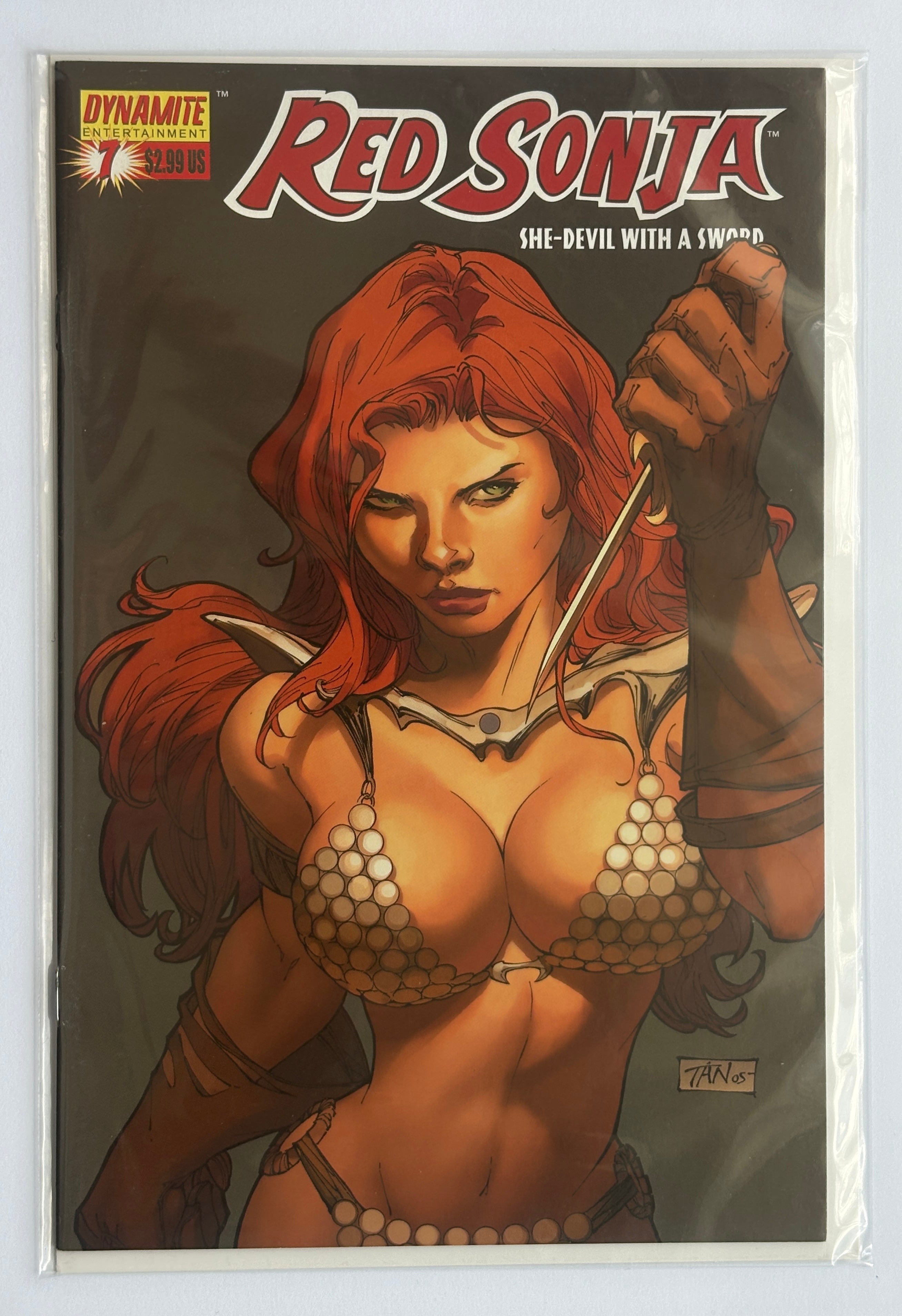 Red Sonja #7 - 1st Printing Cover B Dynamite Comics 2005 VF/NM 9.0