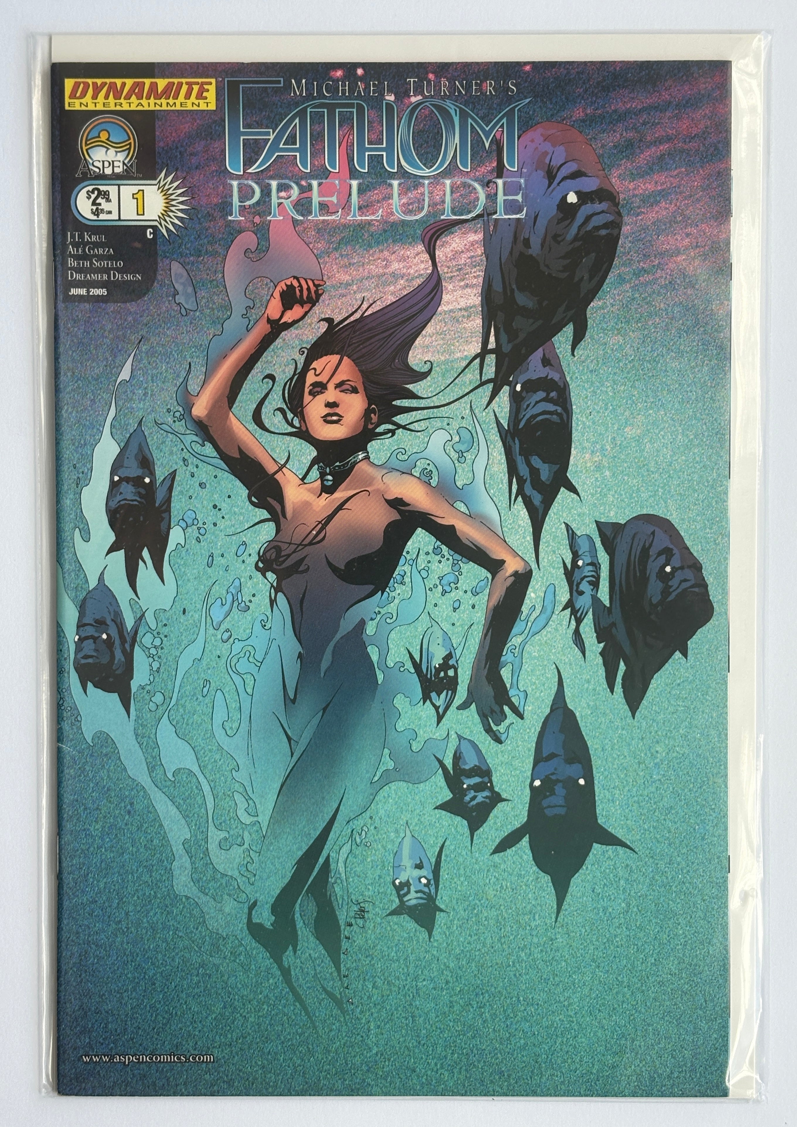 Michael Turner's Fathom Prelude #1 - 1st Printing Aspen Comics / Dynamite 2005 F/VF 7.0