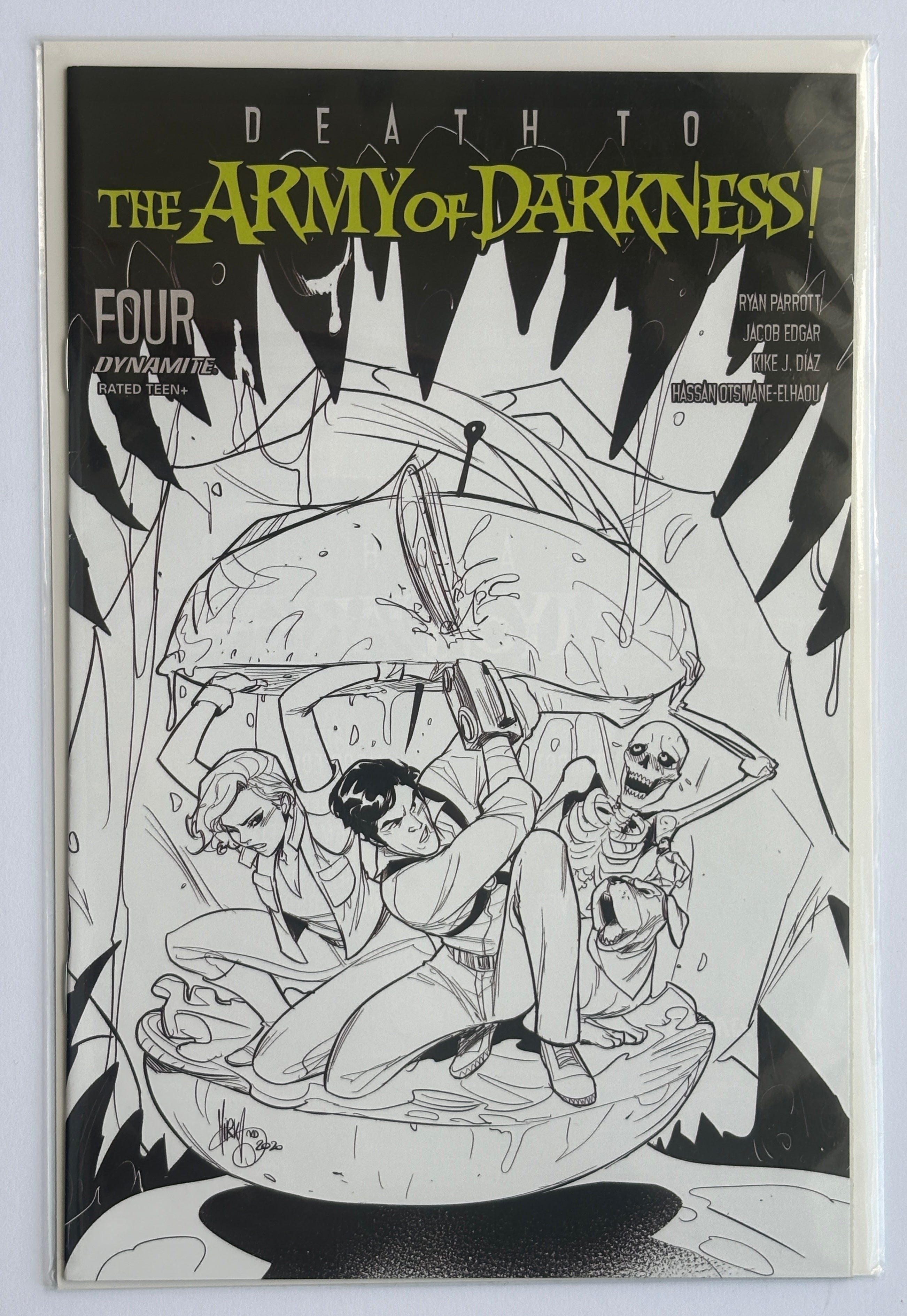 Death to The Army of Darkness #4 1st Printing 1:40 Variant Dynamite 2020 VF- 7.5