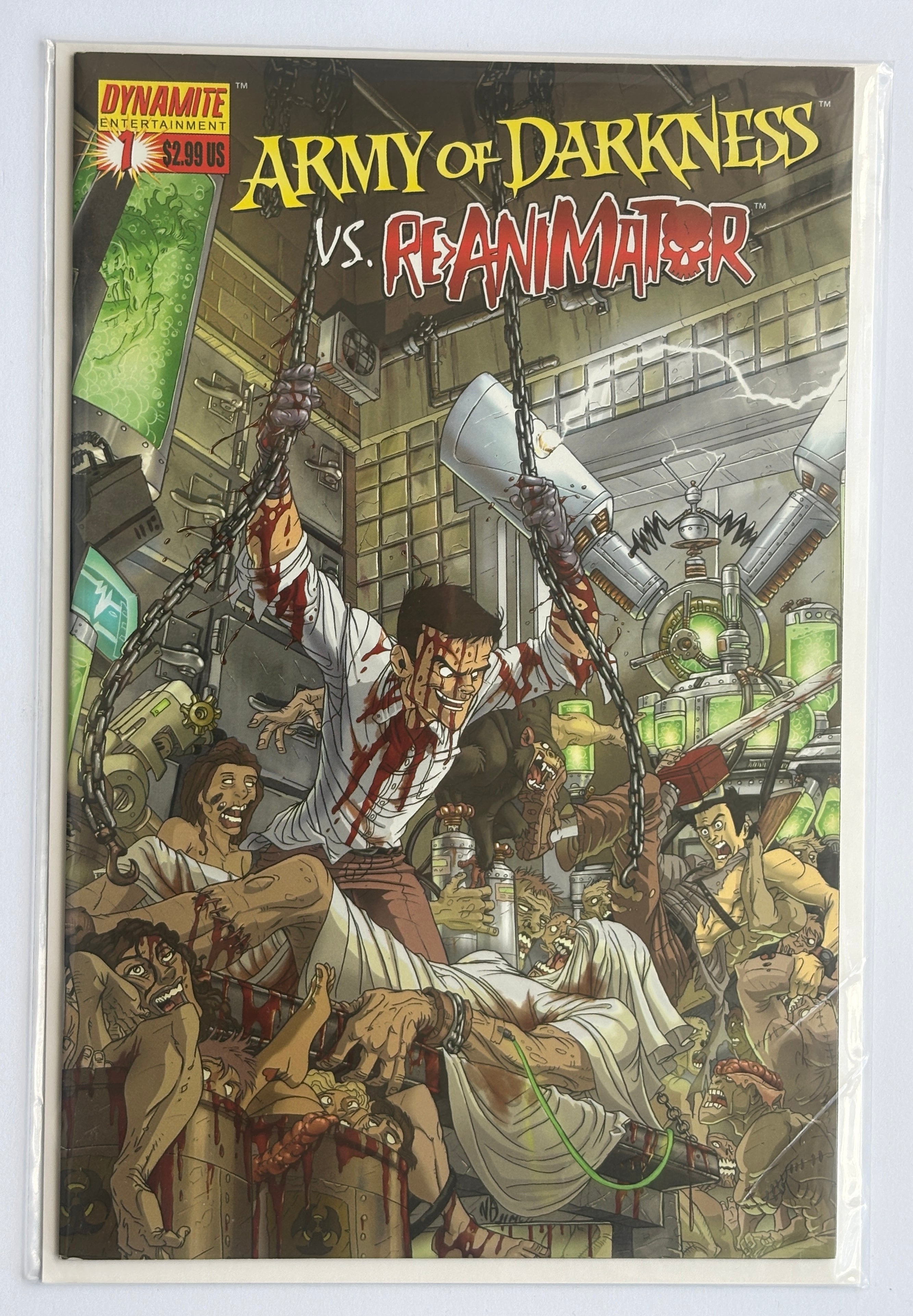 Army of Darkness vs Re-Animator #1 - 1st Print Dynamite 2005 VF/NM 9.0